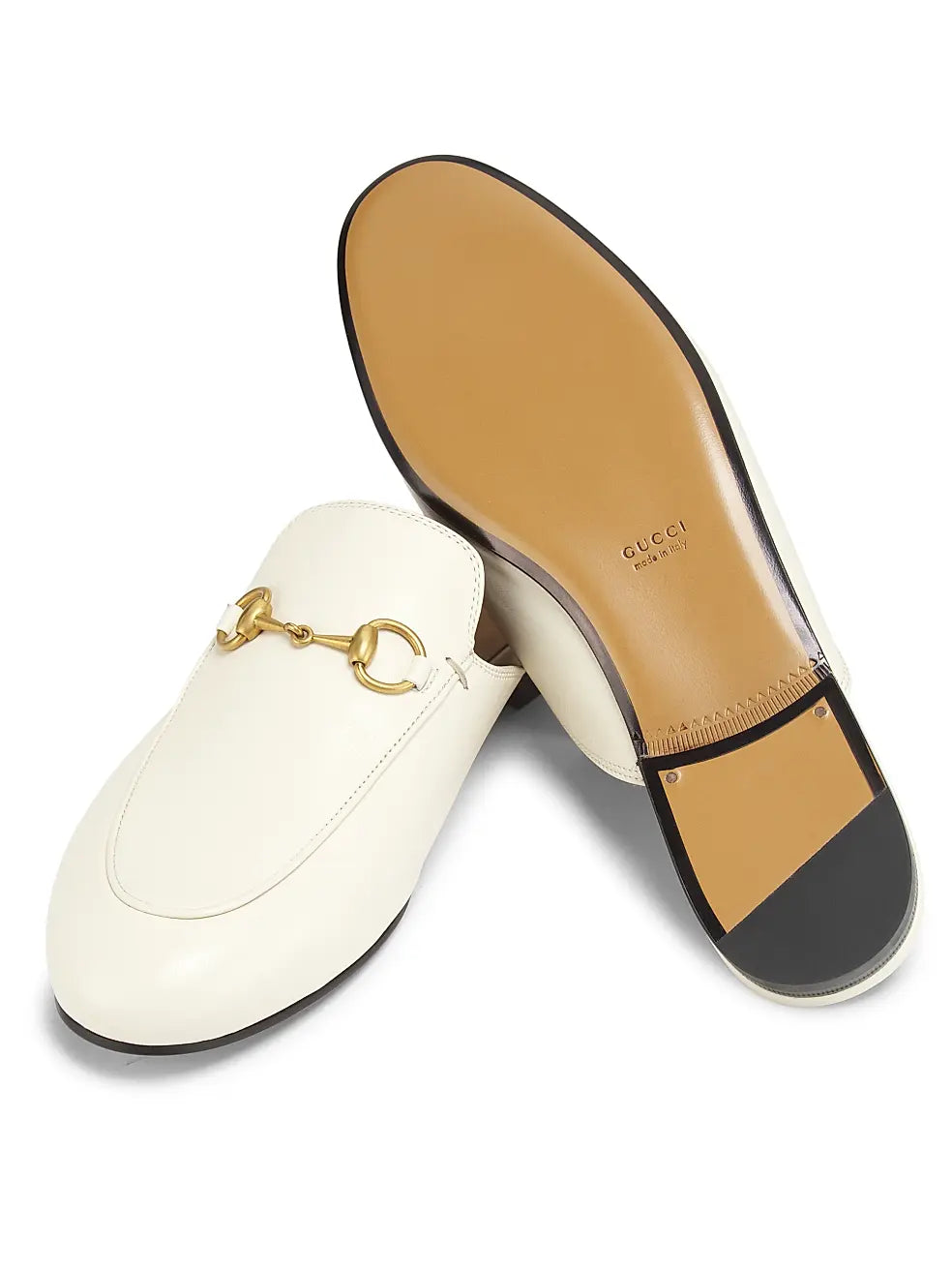 Gucci Princetown Leather Slipper Mystic White