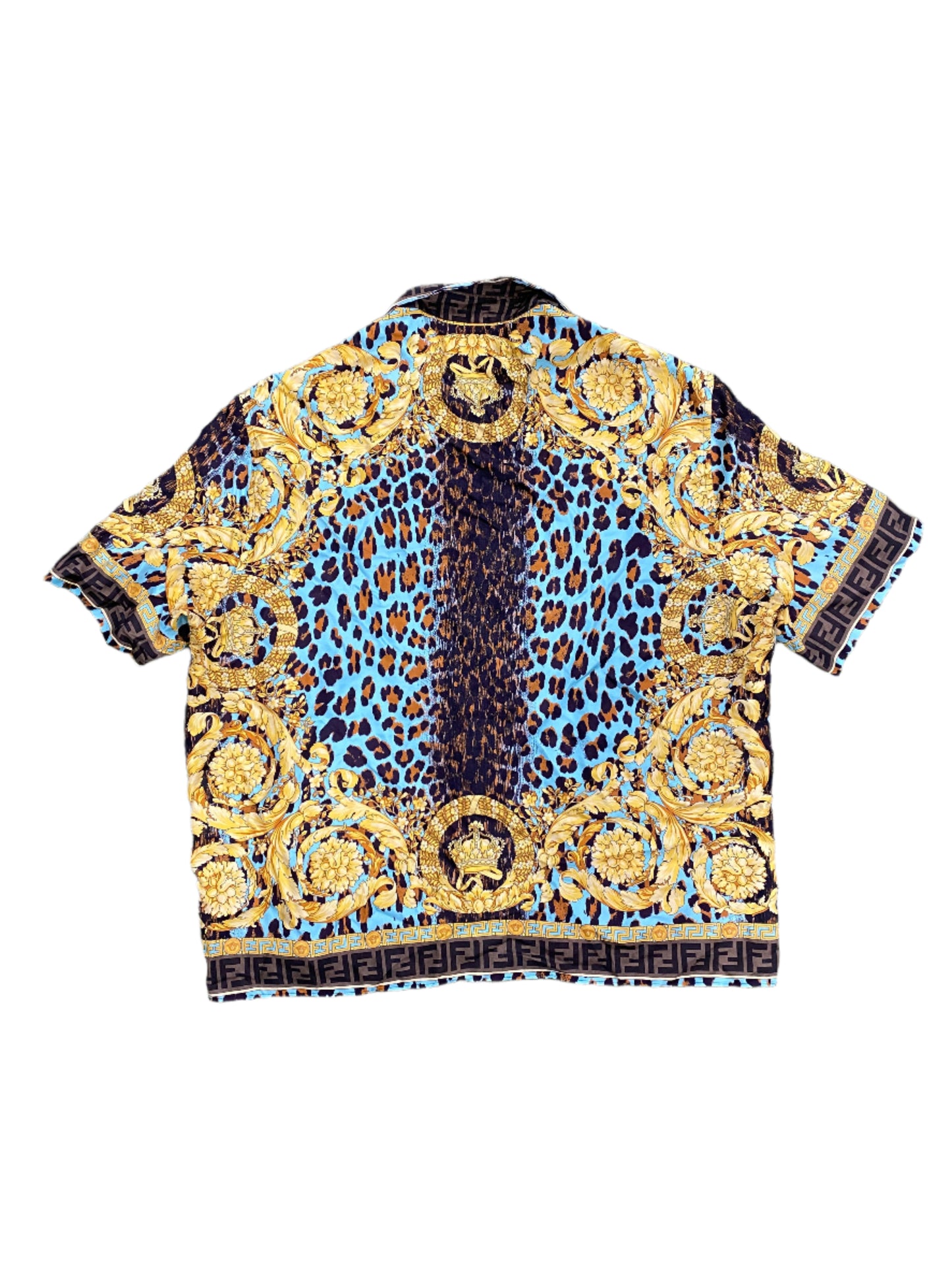Fendi / Versace Pattern Silk Shirt