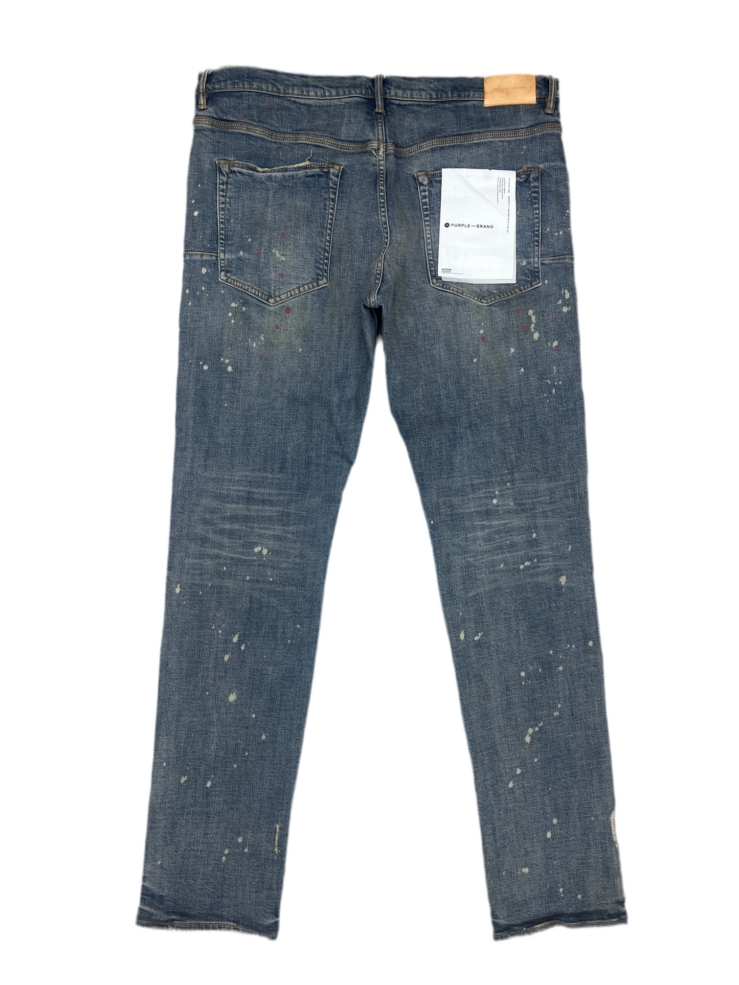 Purple Brand Paint Splatter Denim Jeans