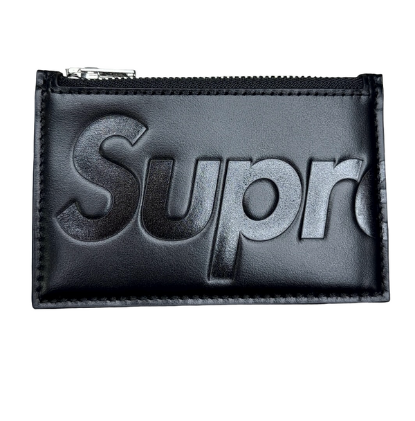 Supreme Leather Zip Card Holder