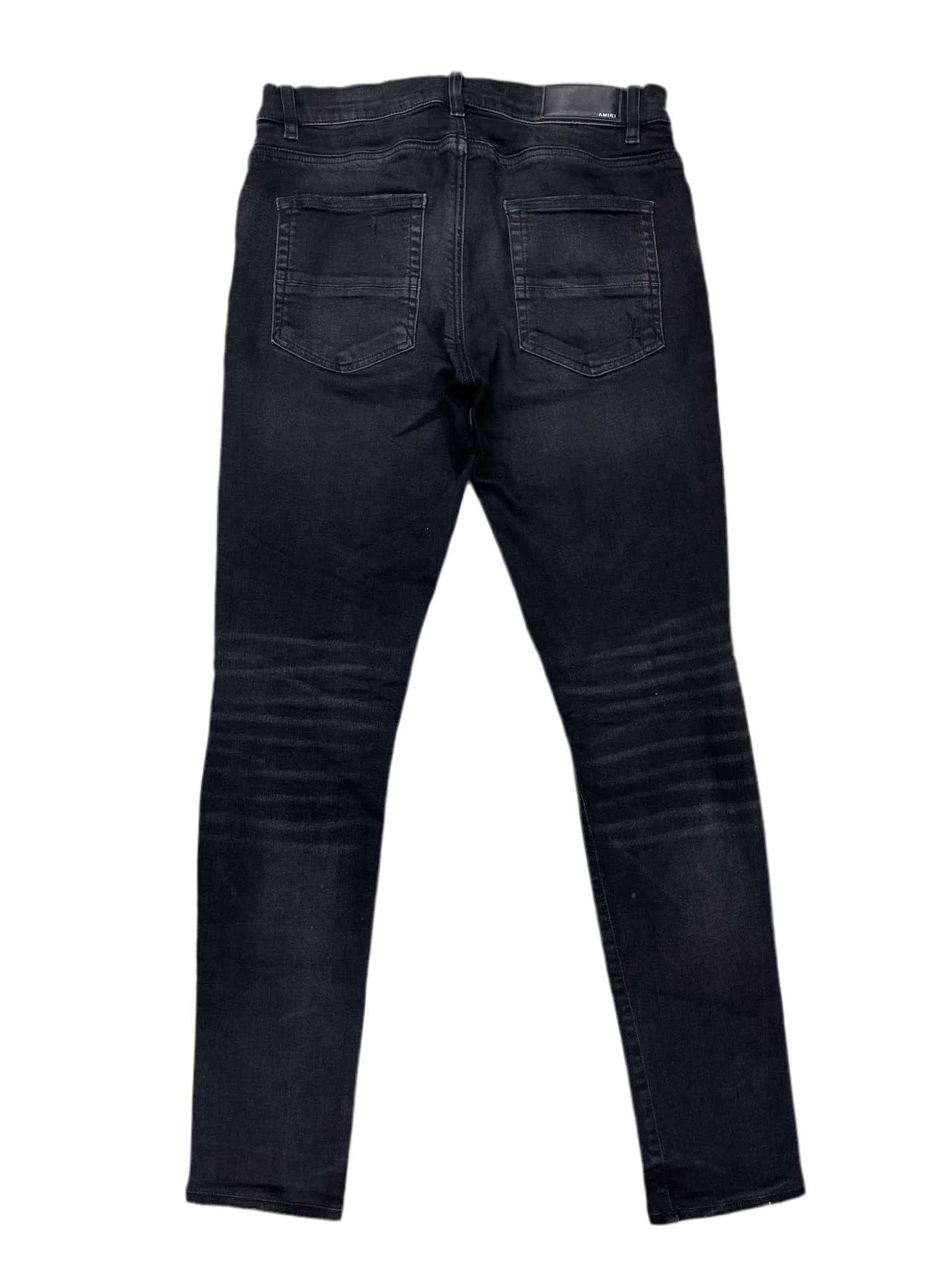 AMIRI Paisley Patch Jeans Black