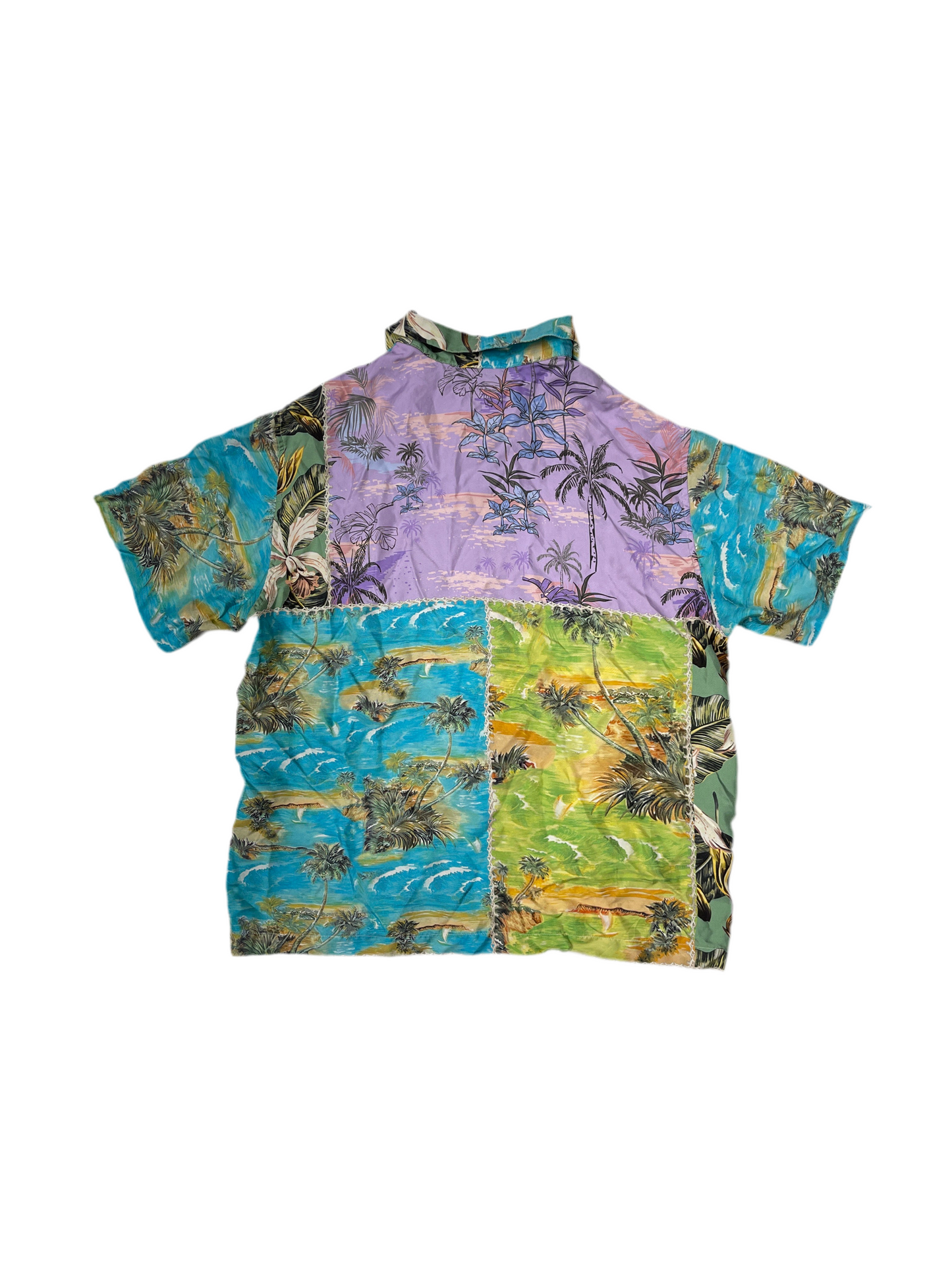 Amiri Hawaiian Patchwork Shirt