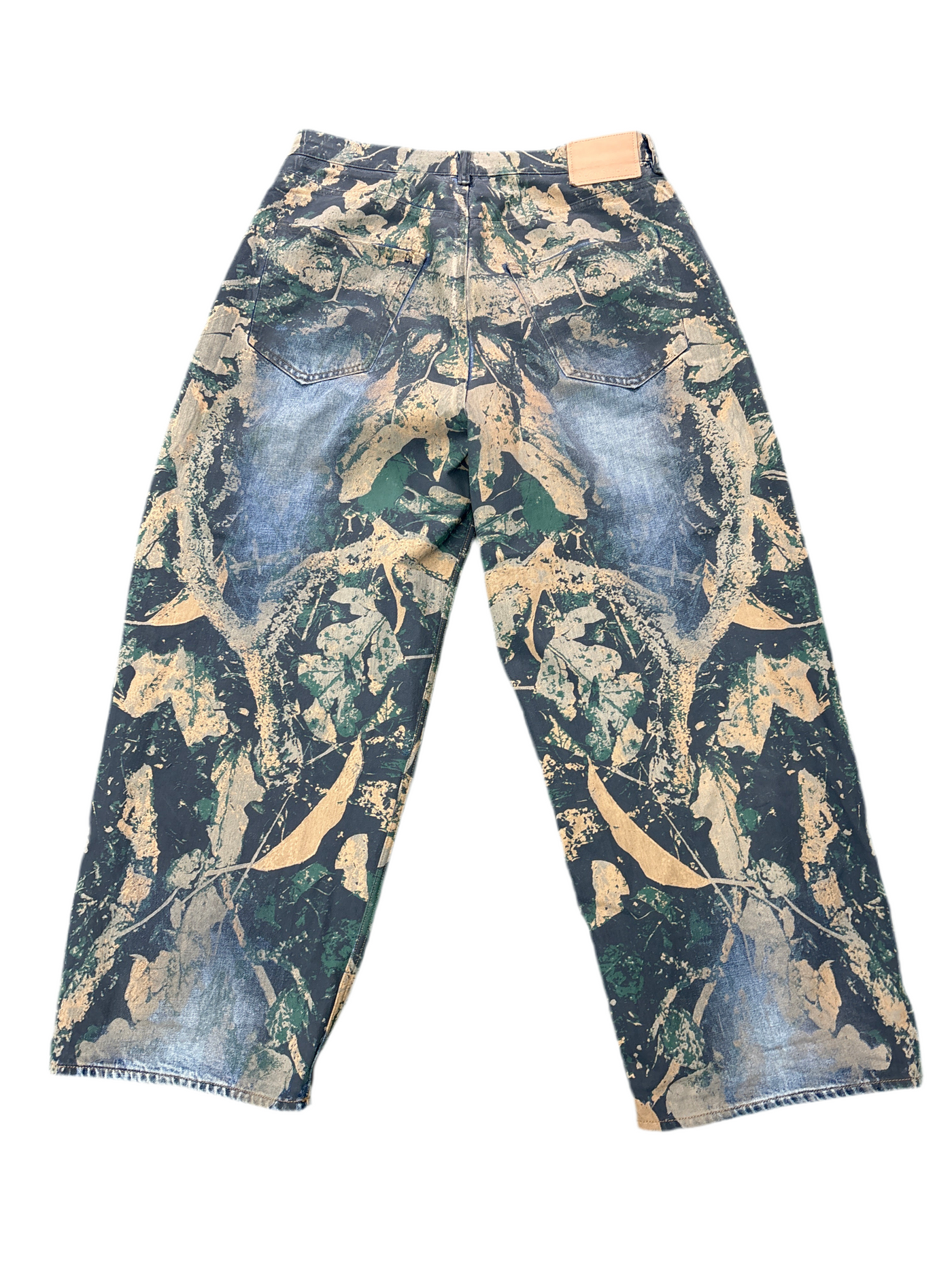 ACNE STUDIOS Blue & Brown Super Baggy Fit Jeans
