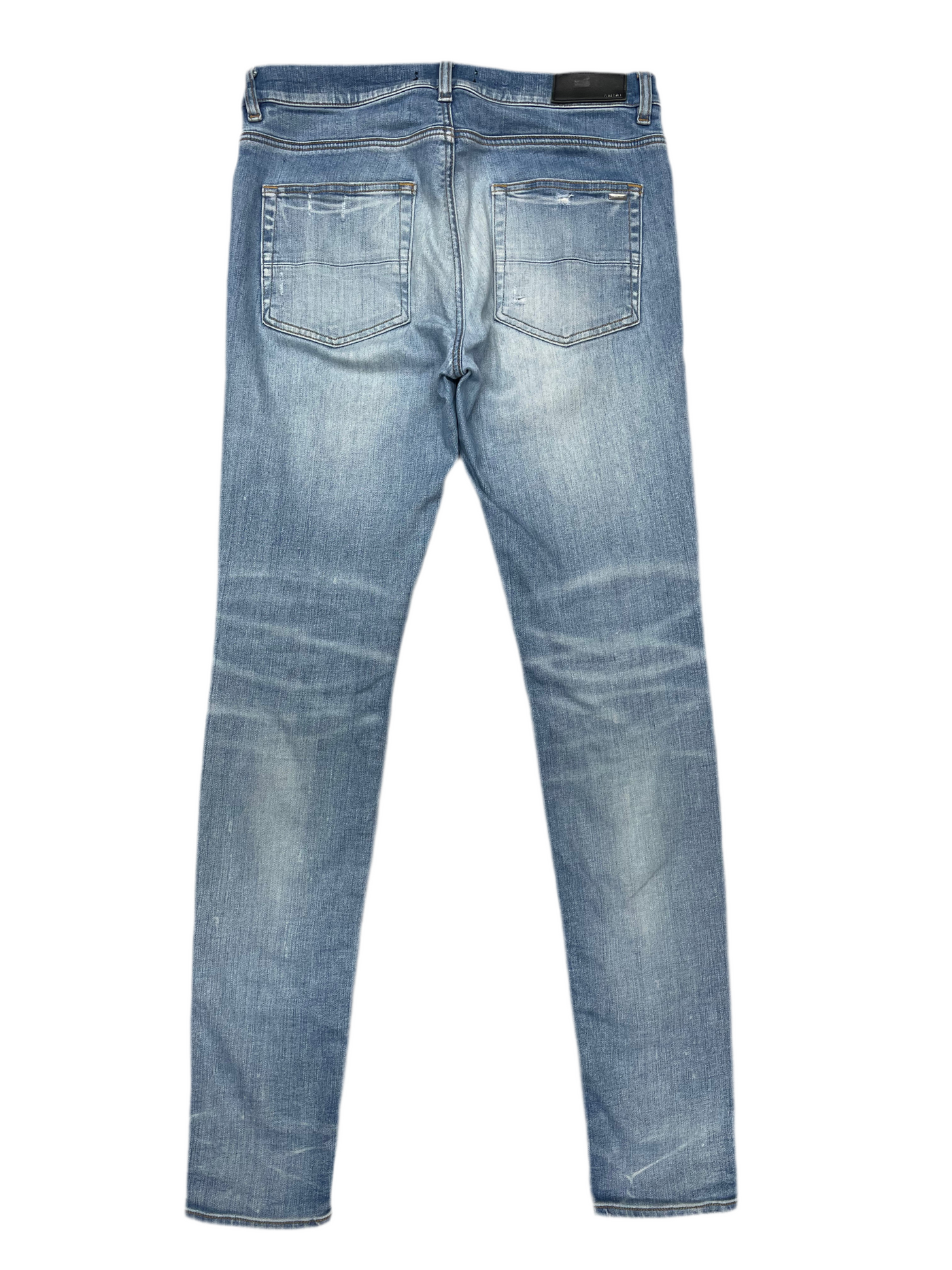 AMIRI MX1 Plaid Patch Jeans Indigo