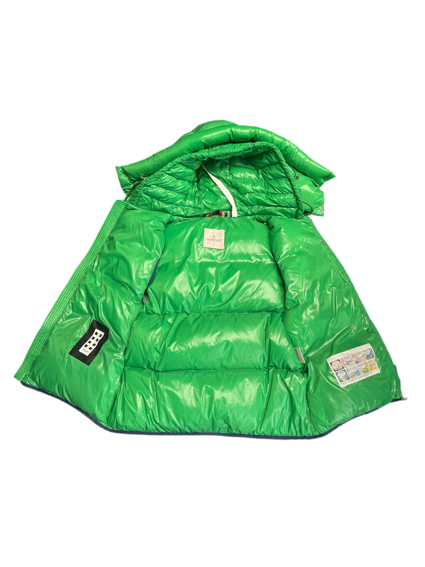Moncler Double Hooded Puffer Vest Green