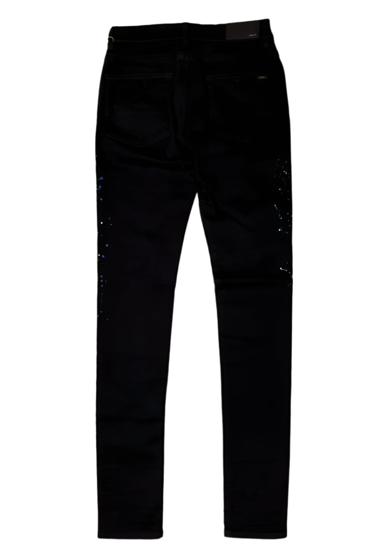 Amiri Crystal Painter Jeans Black / Blue