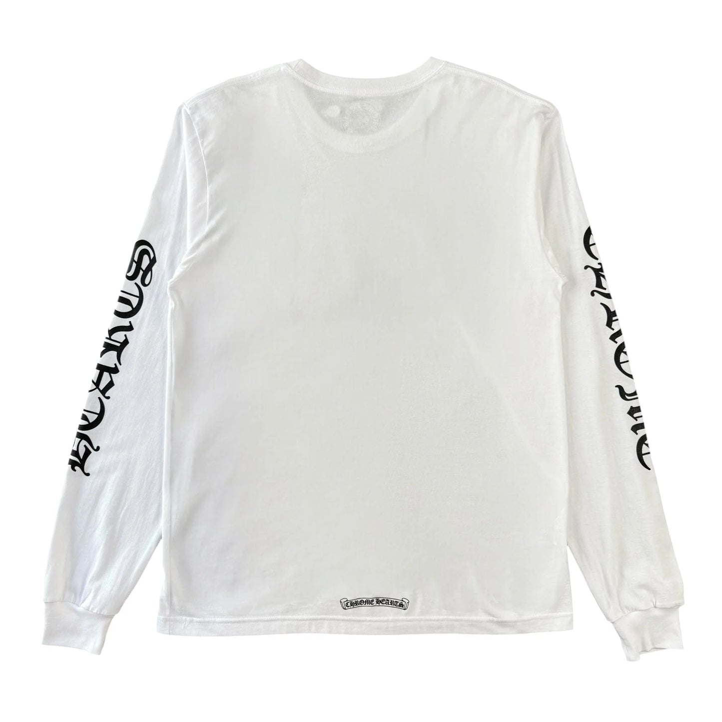 Chrome Hearts Neck Logo L/S Tee White Black