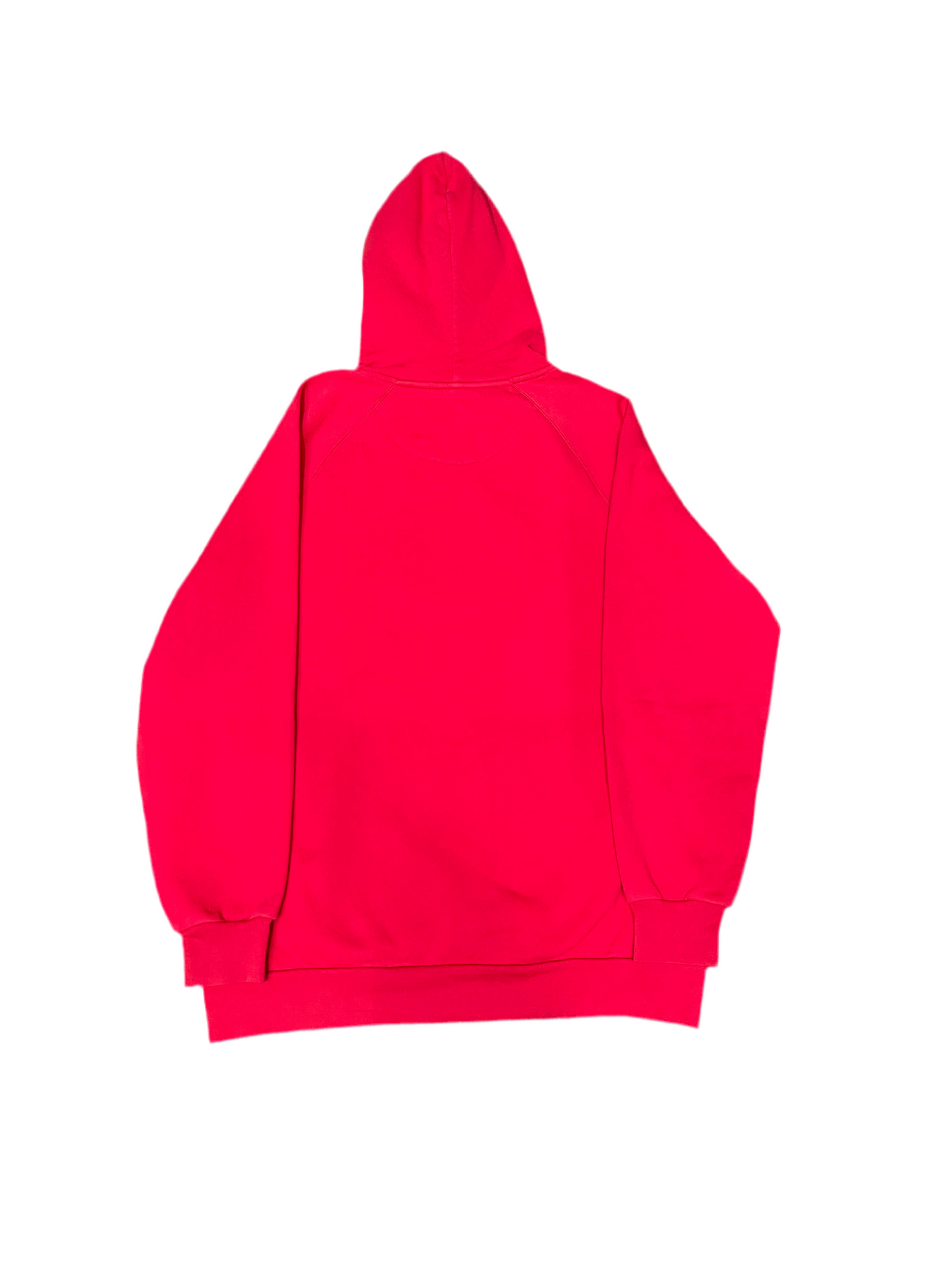 Burberry Embroidered Logo Hoodie Red