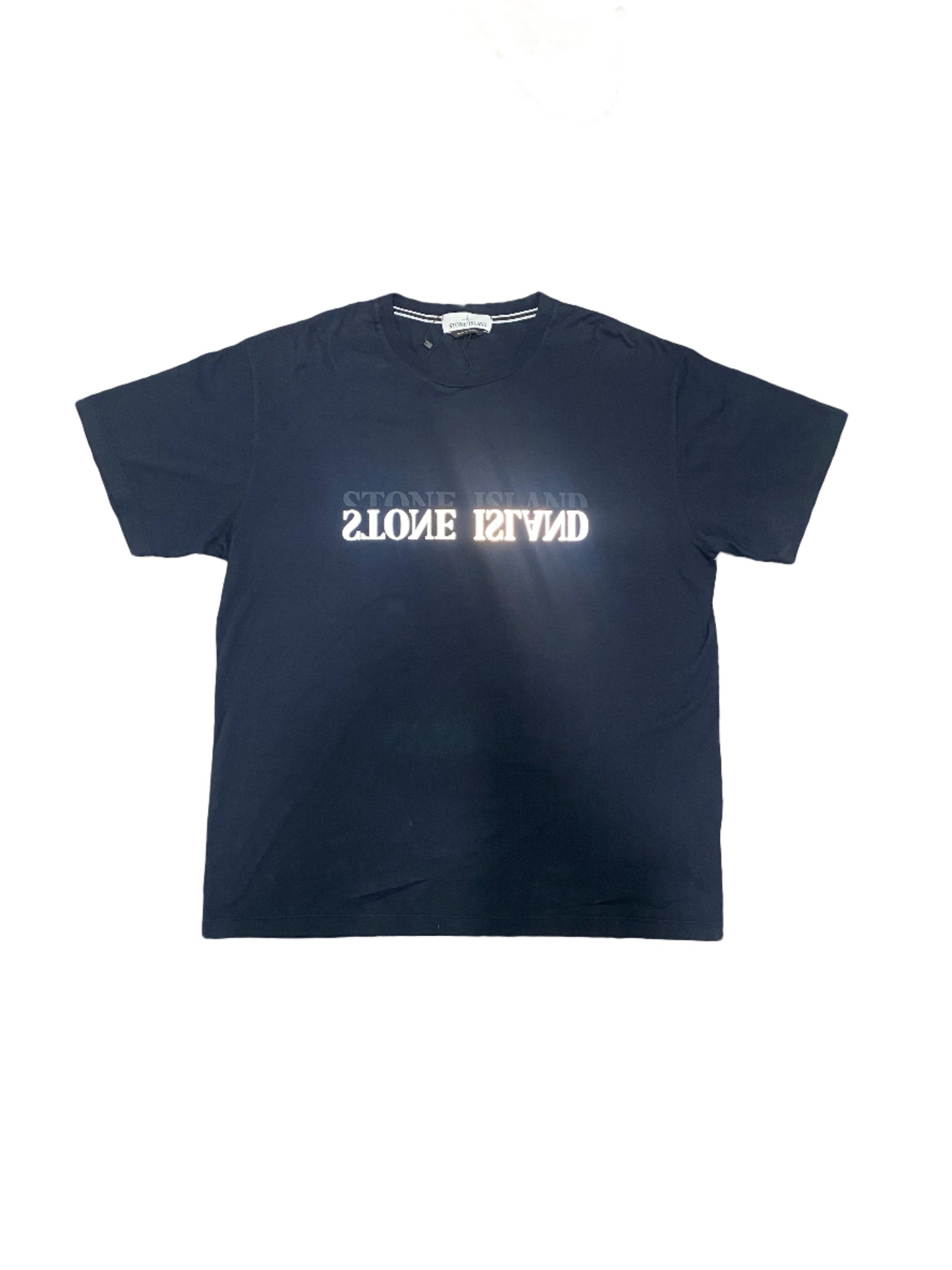 Stone Island Graphic Six Reflective T-Shirt Navy