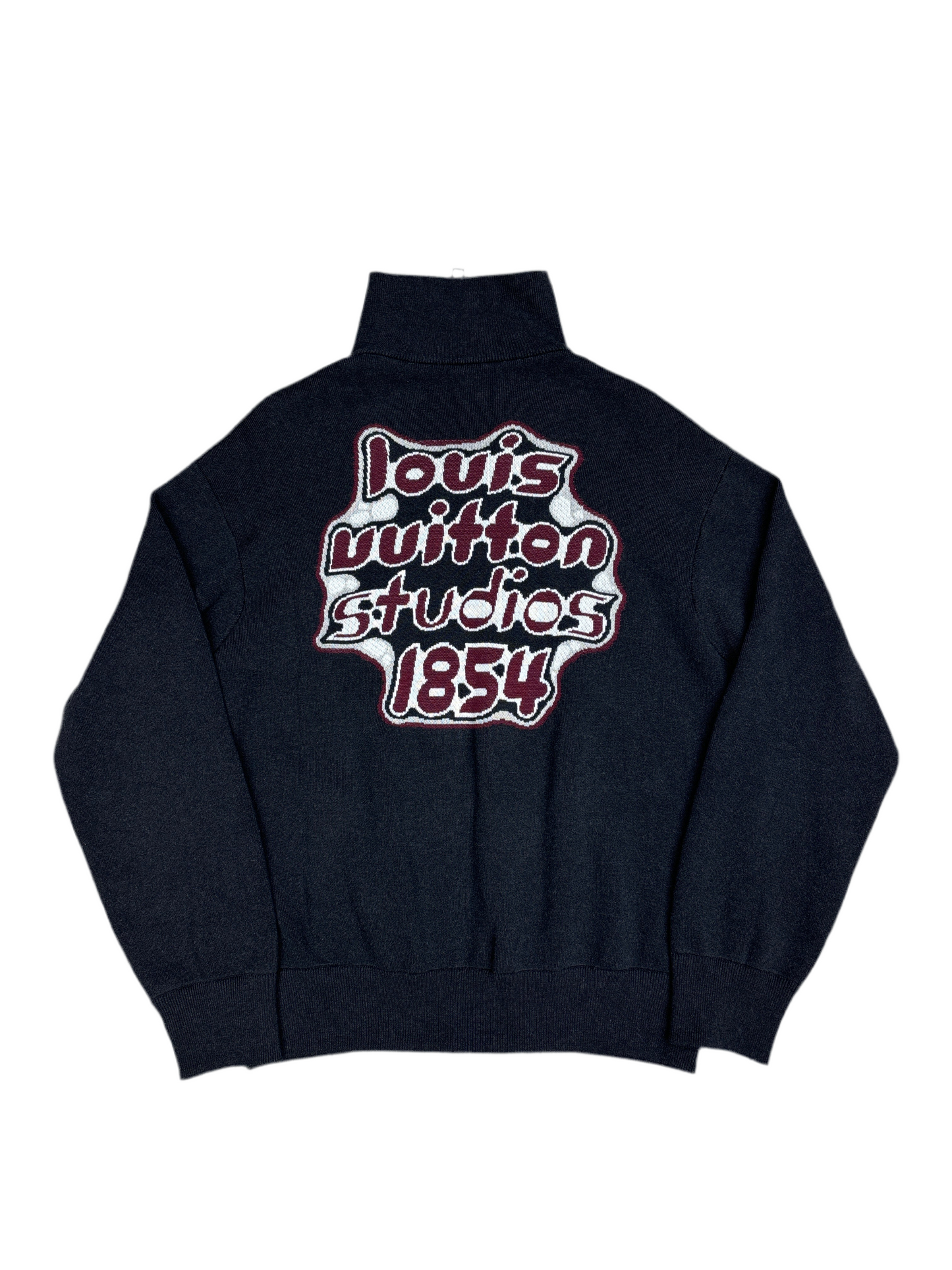Louis Vuitton 1854 Graffiti Zip Wool Jacket