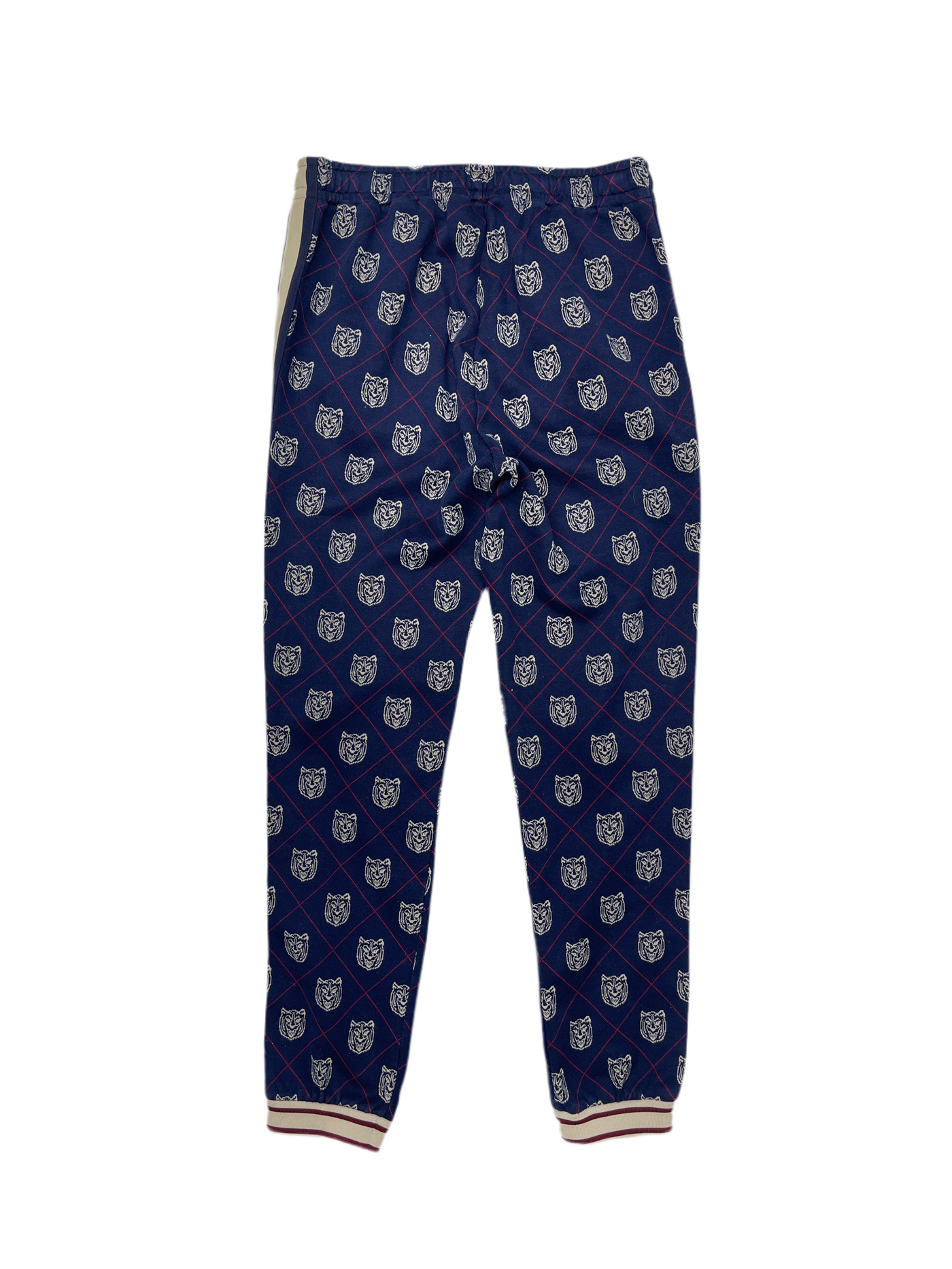 Gucci Tiger Jacquard Jogging Pants Navy