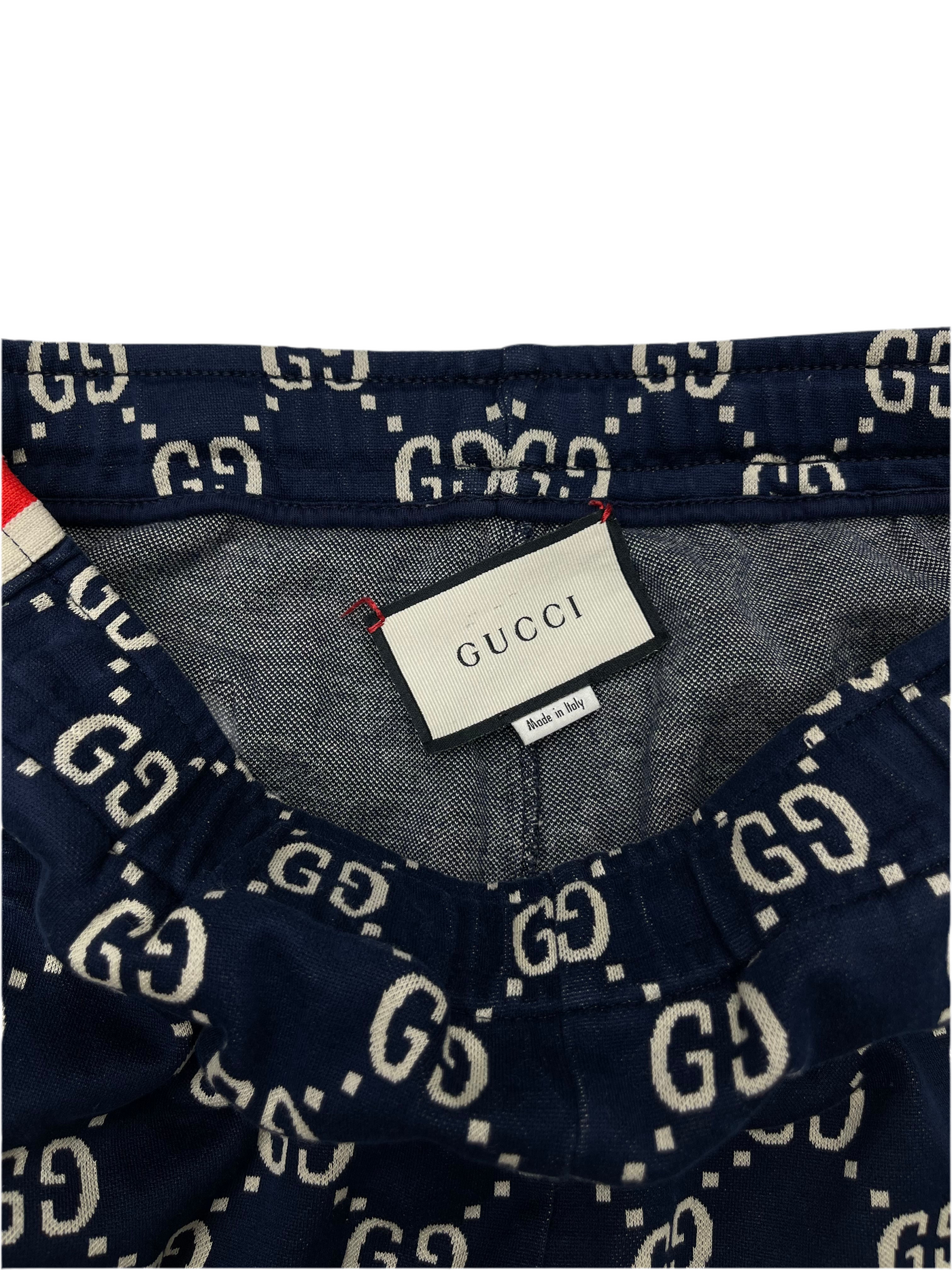 Gucci GG Jacquard Jogging Pants Navy