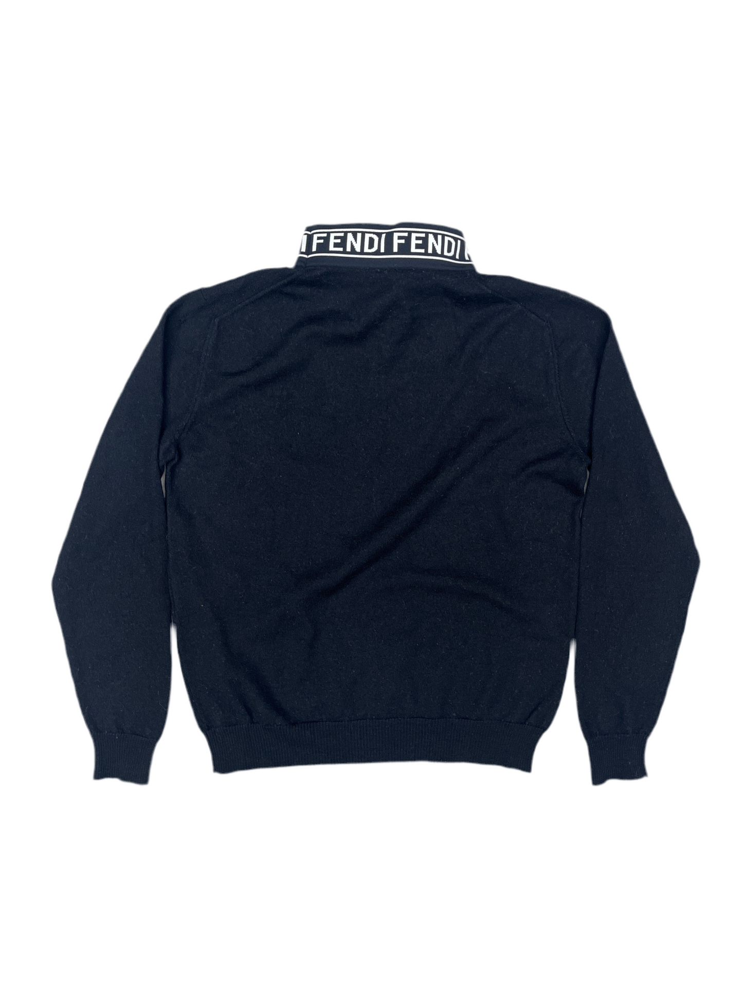 Fendi Wool Mock Neck Sweater