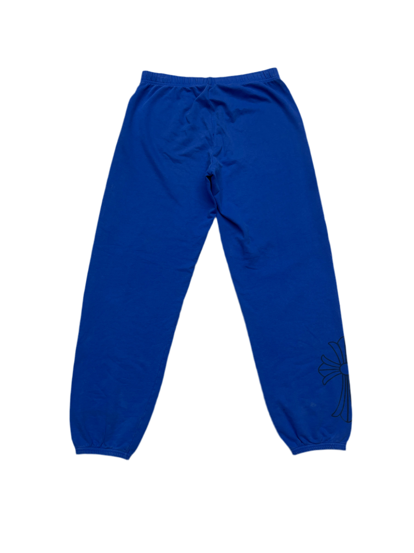 Chrome Hearts Horseshoe Logo Sweatpants Blue