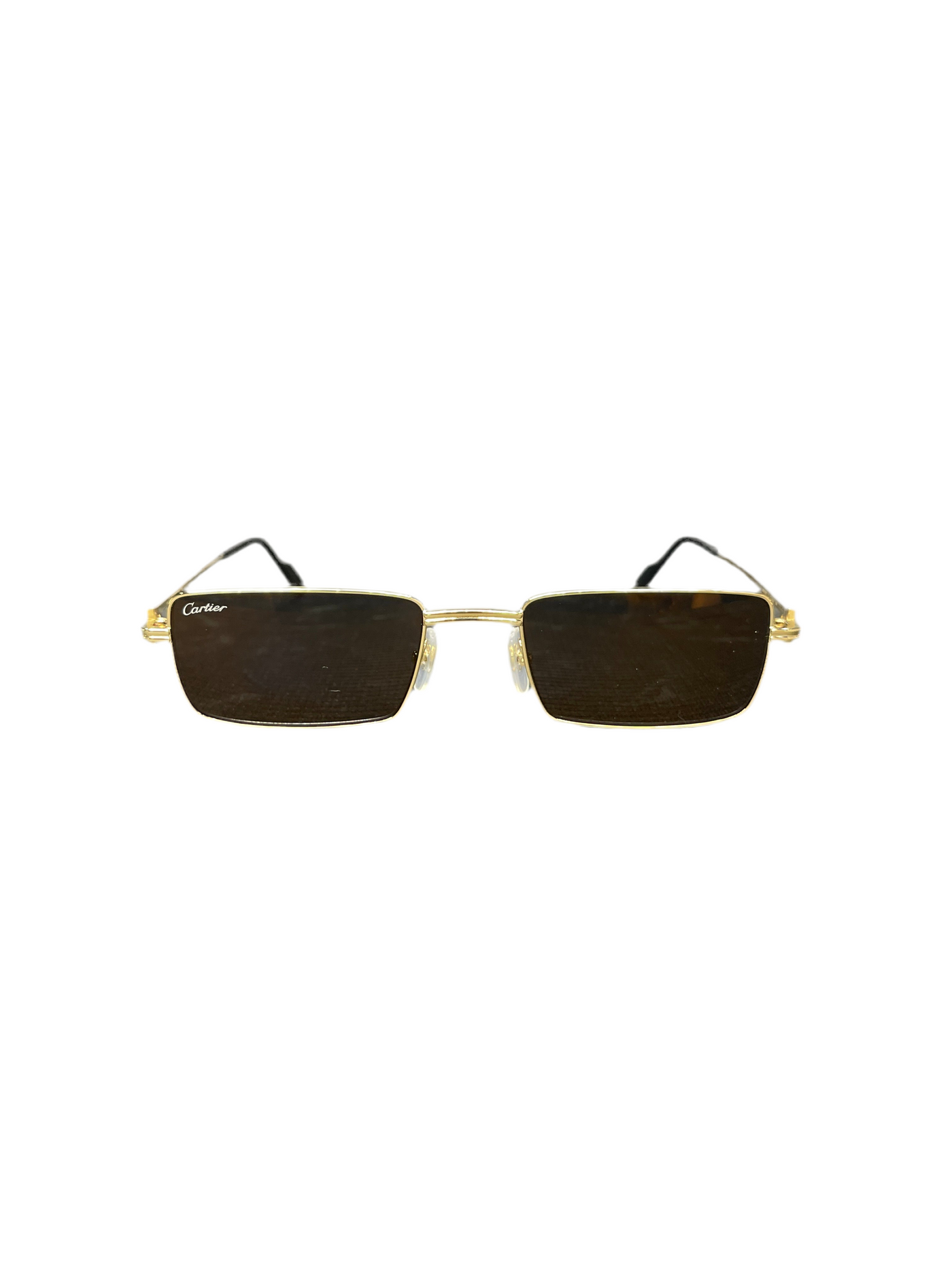 Cartier Gold Rectangle Frame Sunglasses CT0501S 005