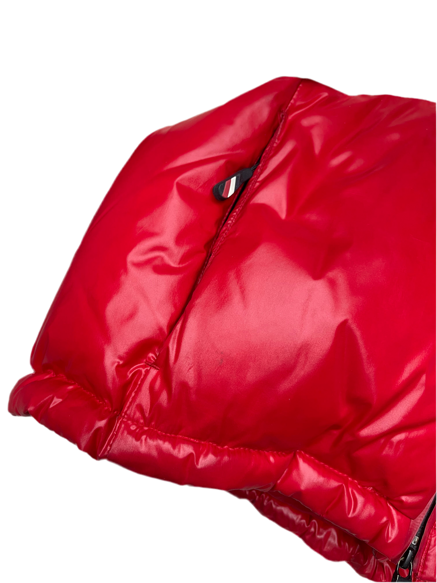 Moncler Grenoble Golzern Puffer Down Jacket Red Off-White