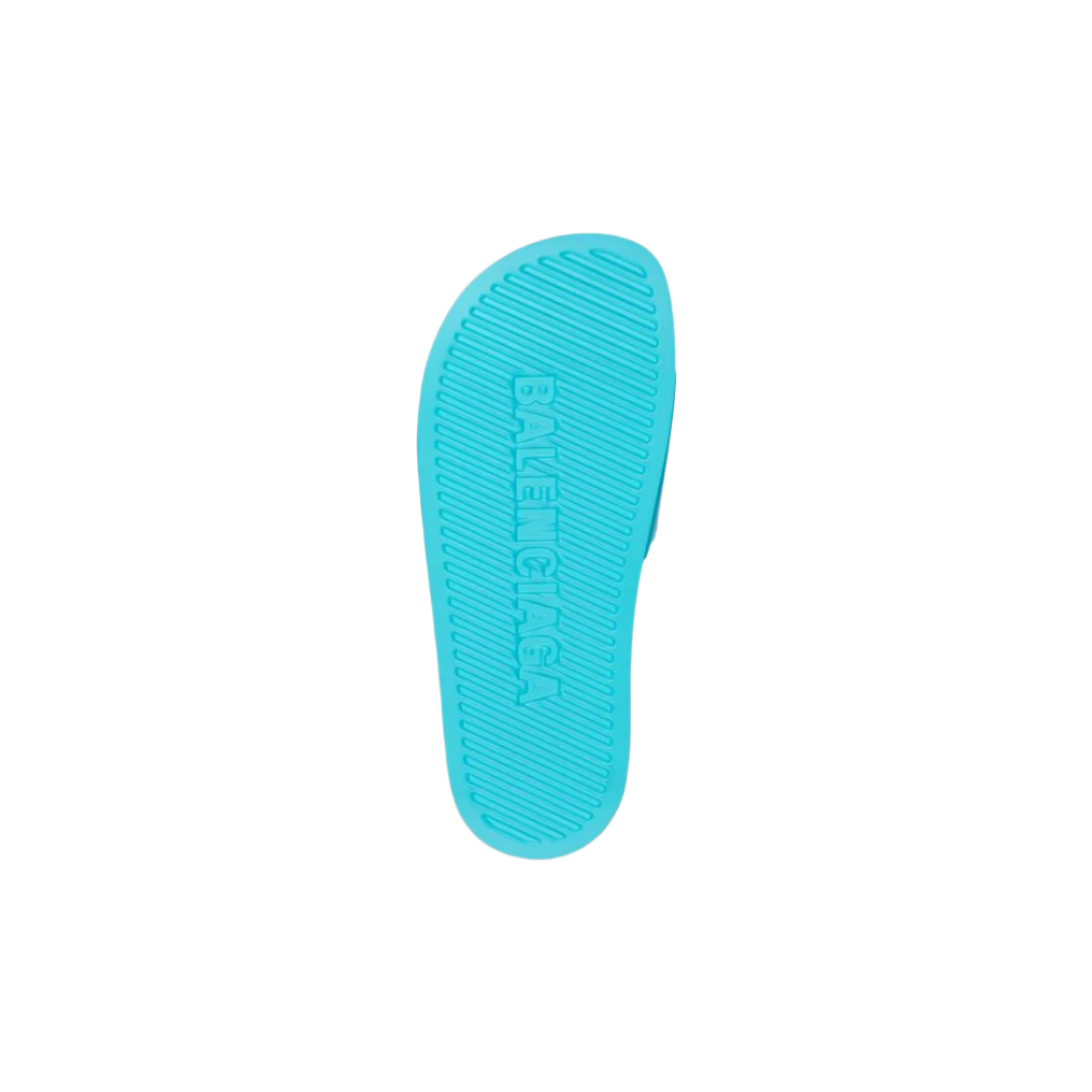 Balenciaga Pool Slides Turquoise Black