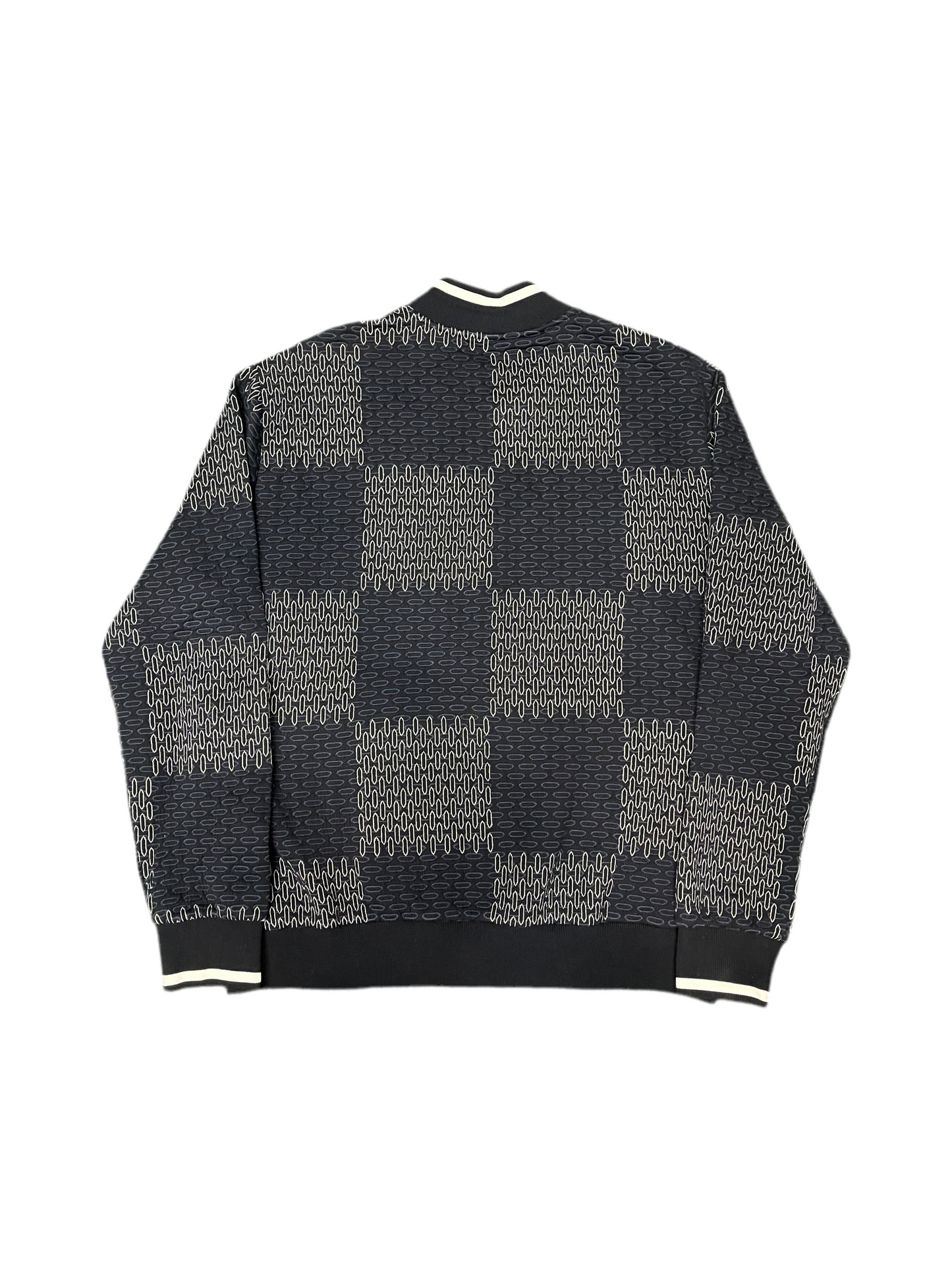 LV Damier Quilted Cotton Bomber Navy