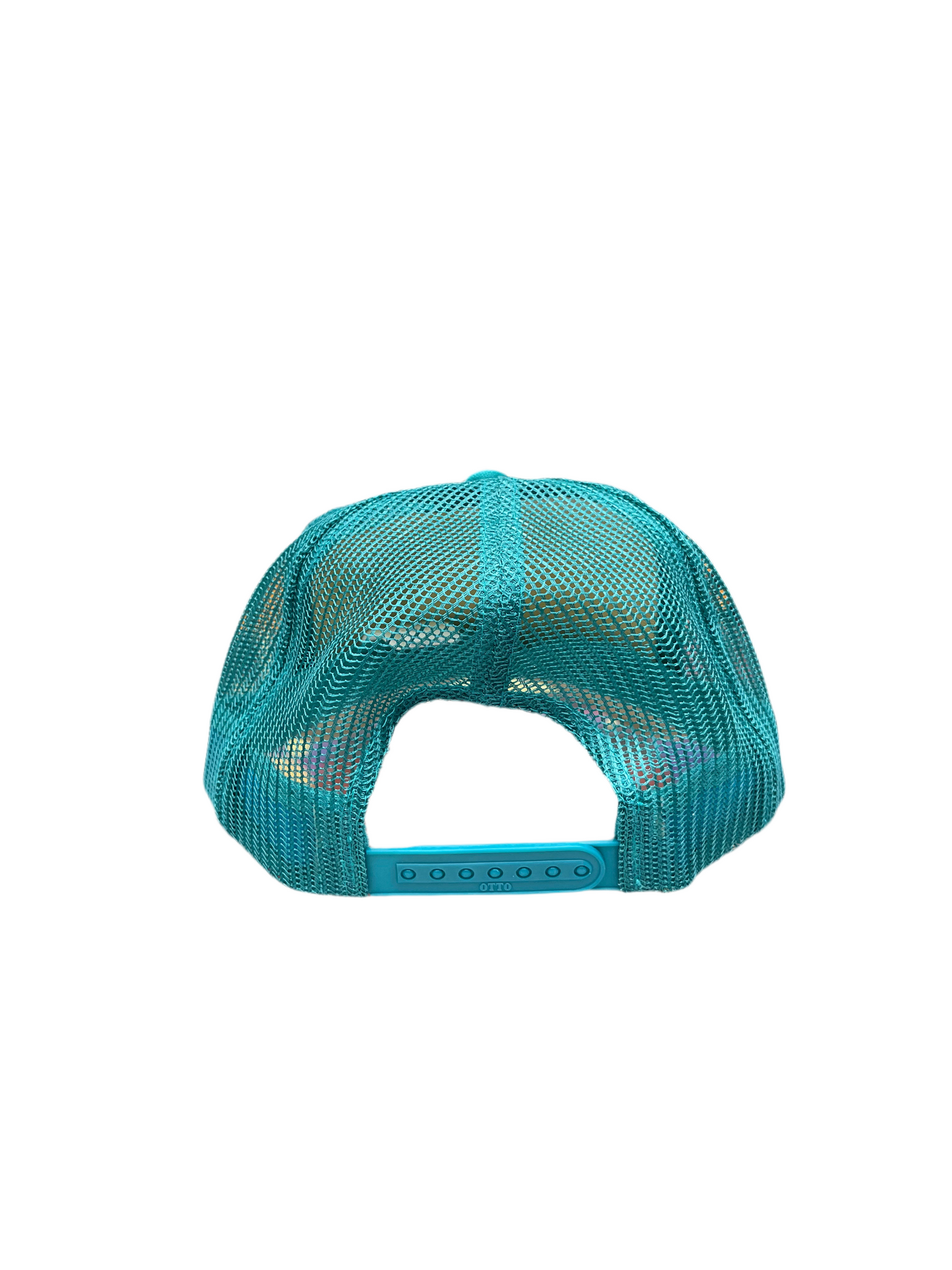 Kapital Kountry Cowboy Way Trucker Hat Turquoise Beige