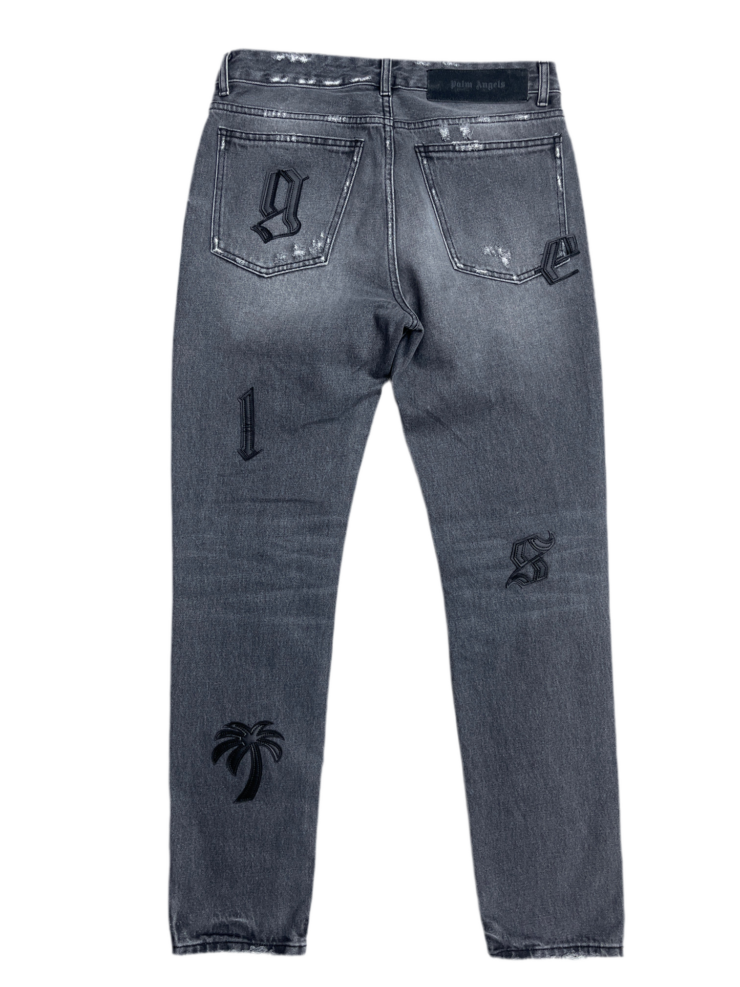 Palm angels Logo Patch Jeans