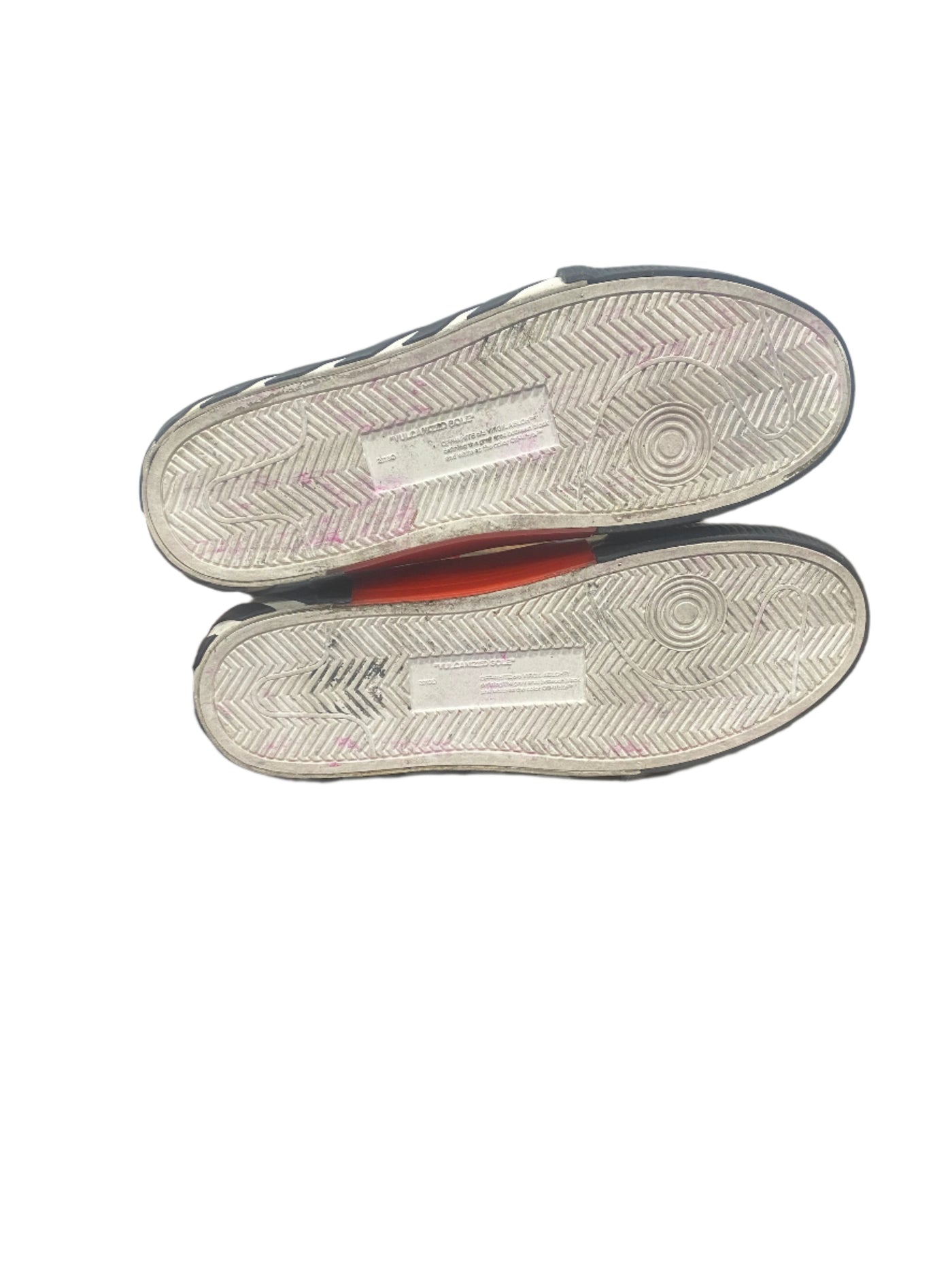 Off-White Vulcanized Low White Black Sneakers