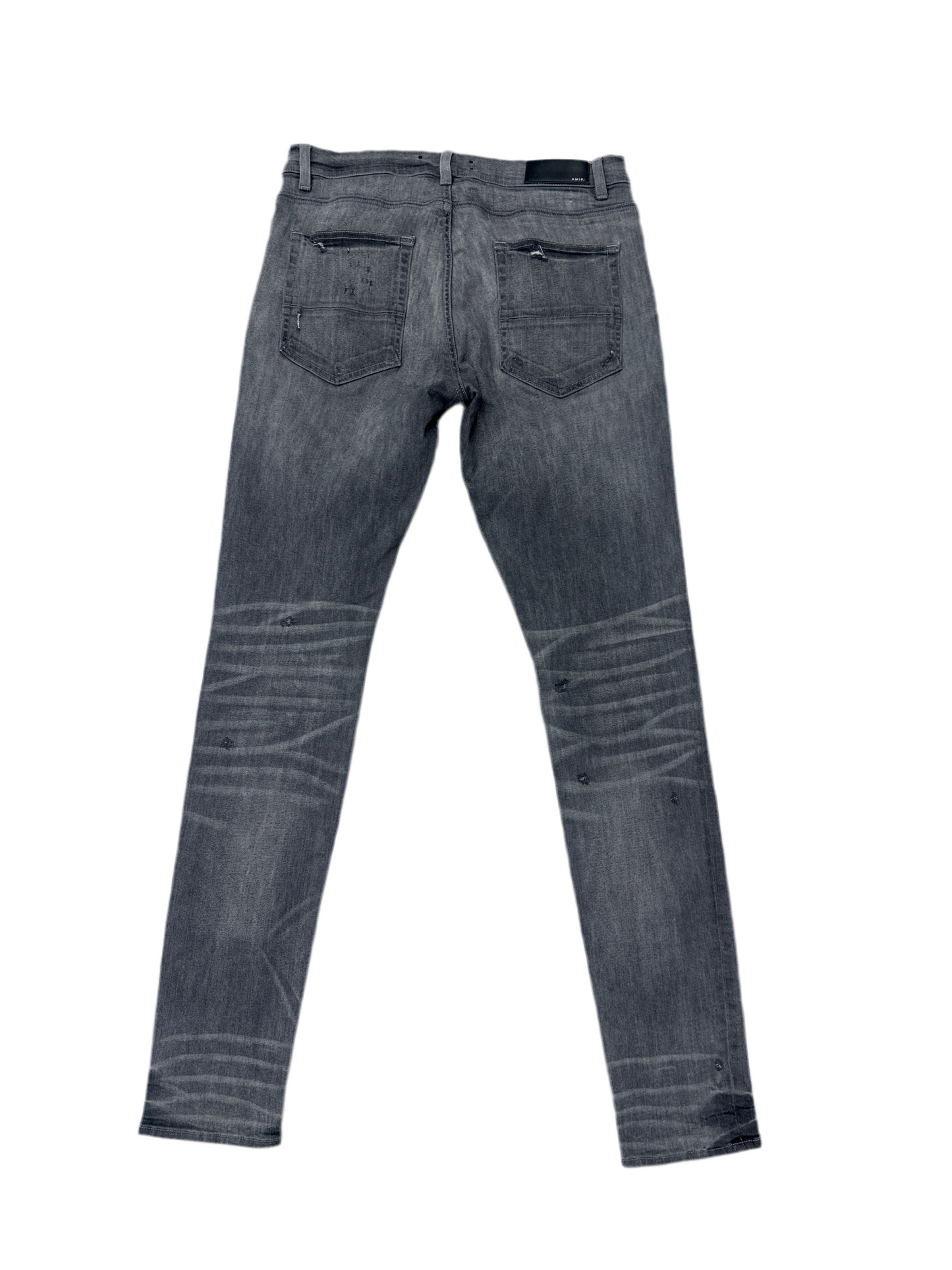 Amiri Denim Grey Plain Jeans
