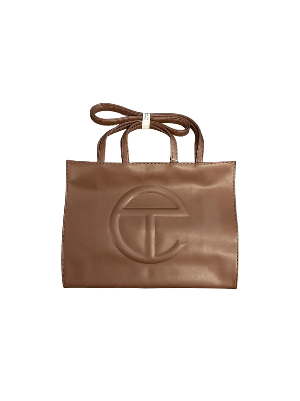 Telfar Large Chocolate Shopping Bag