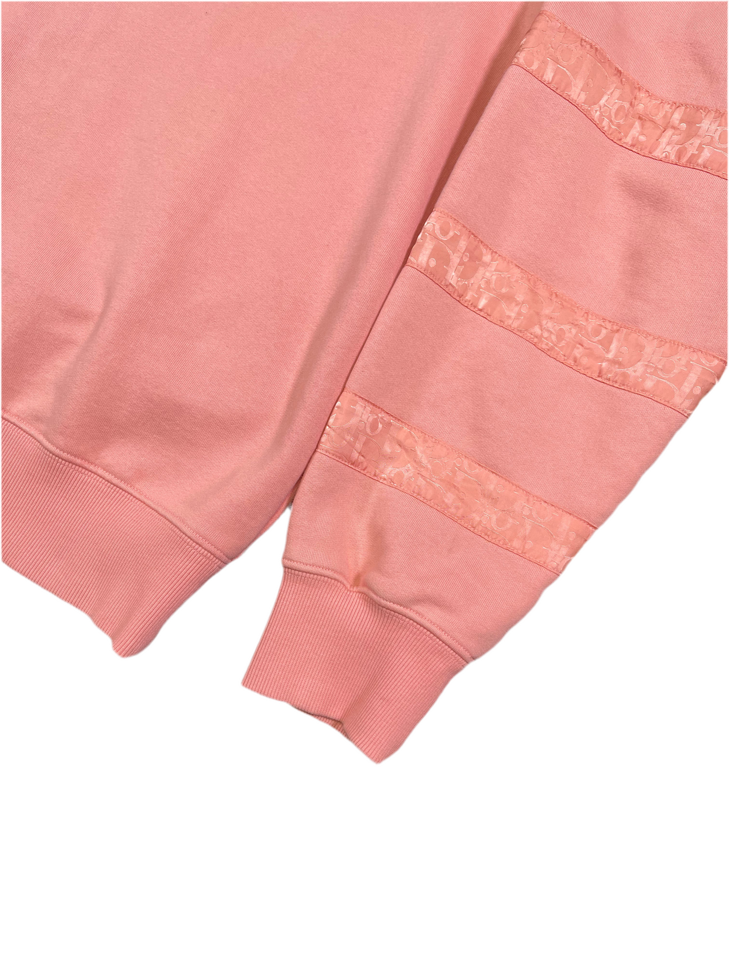 Christian Dior Oblique Band Logo Sweater Pink