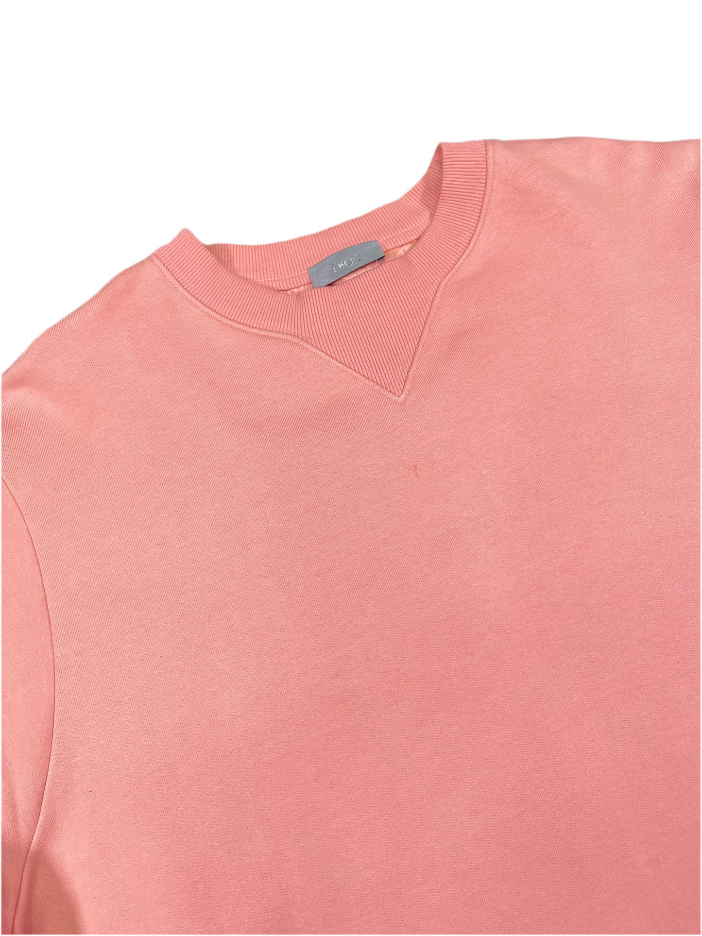 Christian Dior Oblique Band Logo Sweater Pink