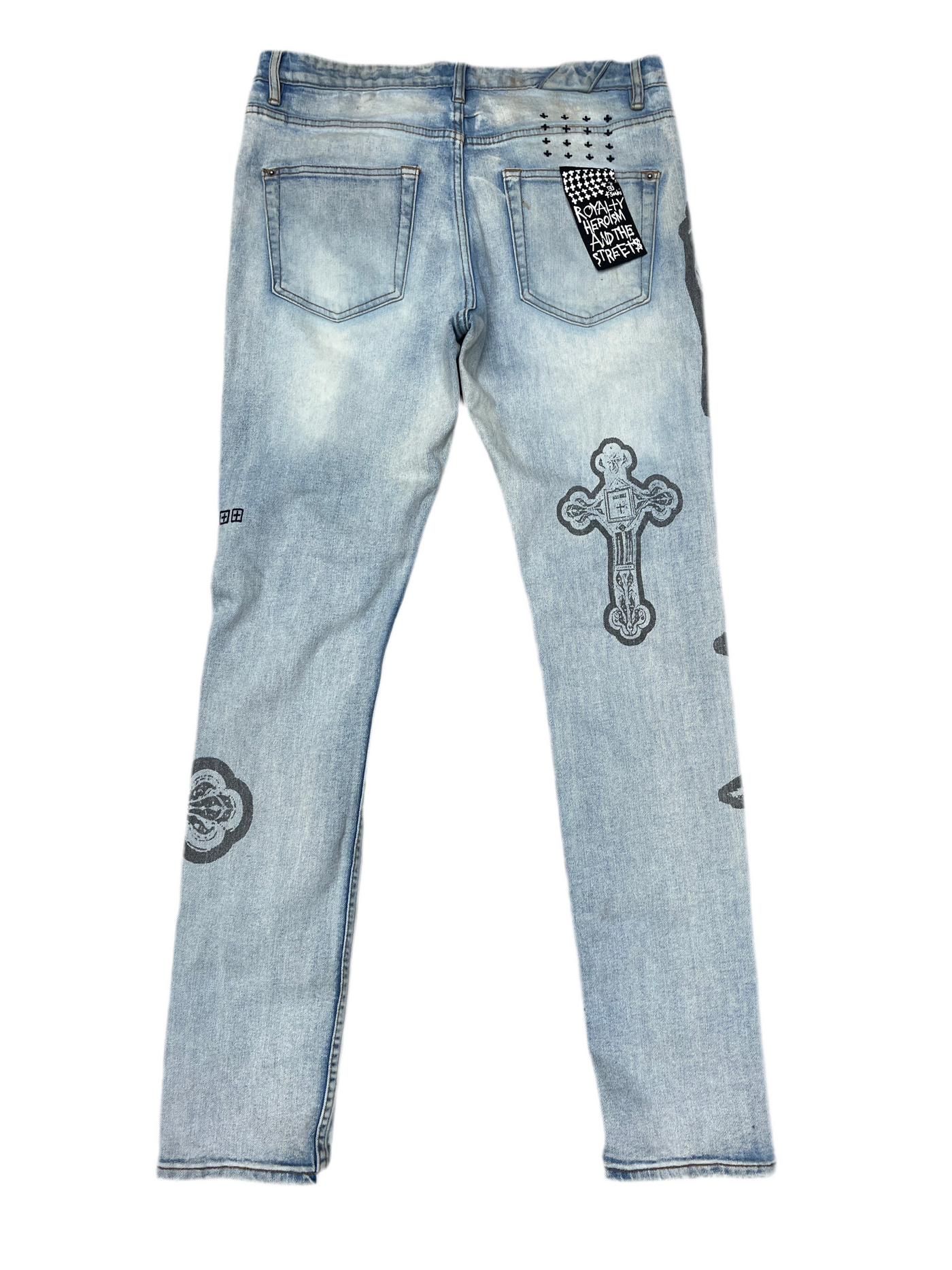 Ksubi Chitch Kut Out Cross Jeans Blue
