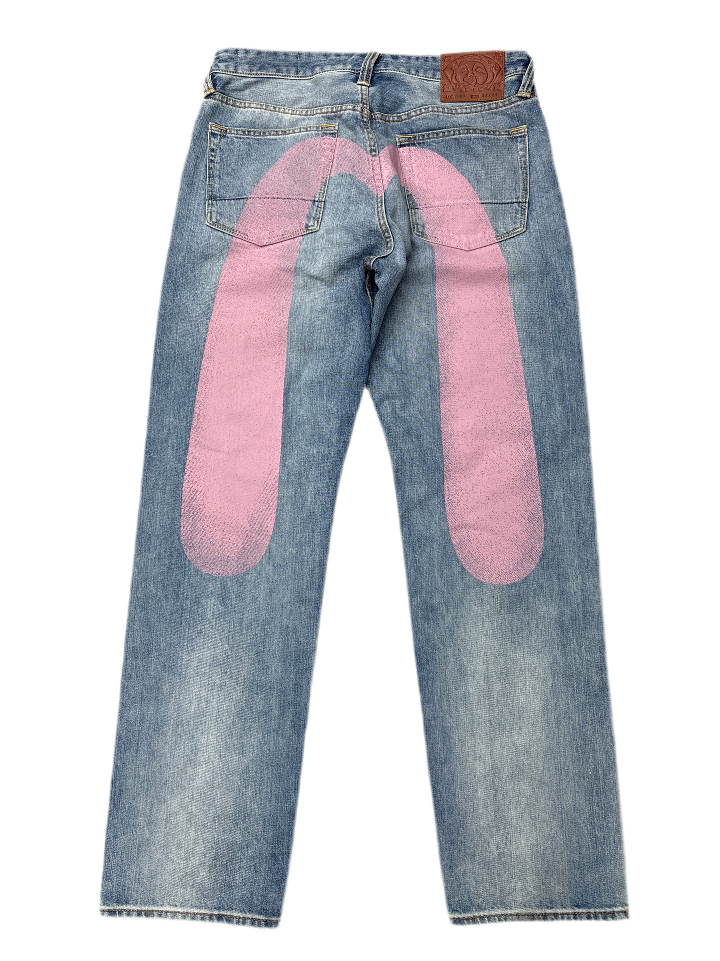 Evisu Daicock Print Baggy-Fit Jeans