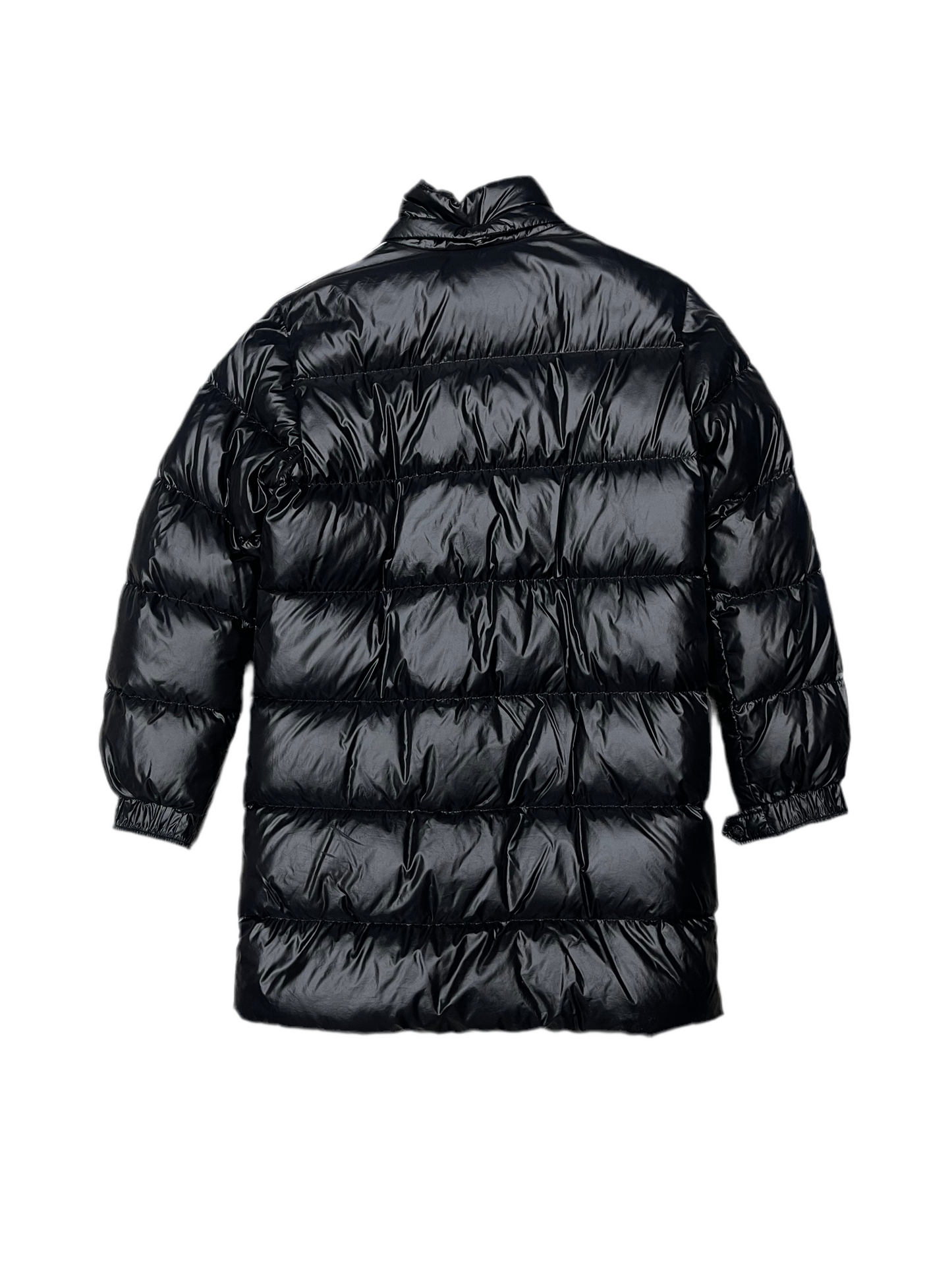 Kids Moncler Hakki Down Long Puffer Jacket Black