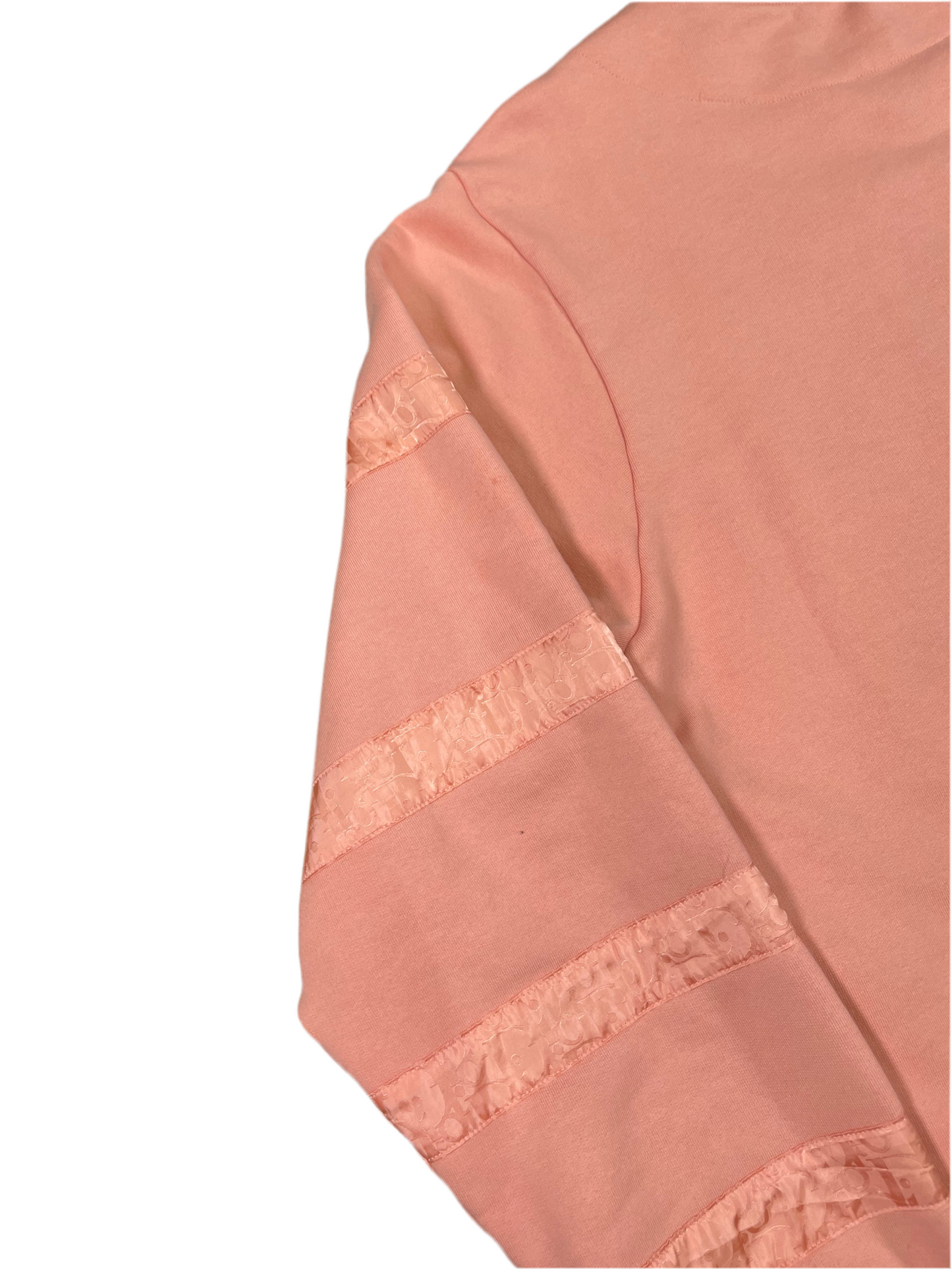 Christian Dior Oblique Band Logo Sweater Pink