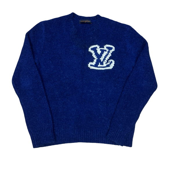 LV Intarsia Crewneck Sweater