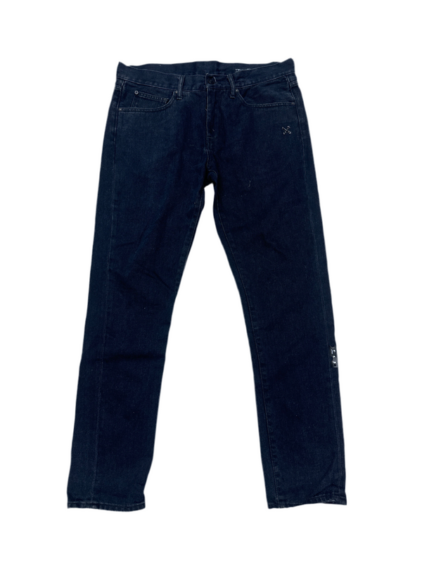 Off-White Straight Denim Jeans Blue