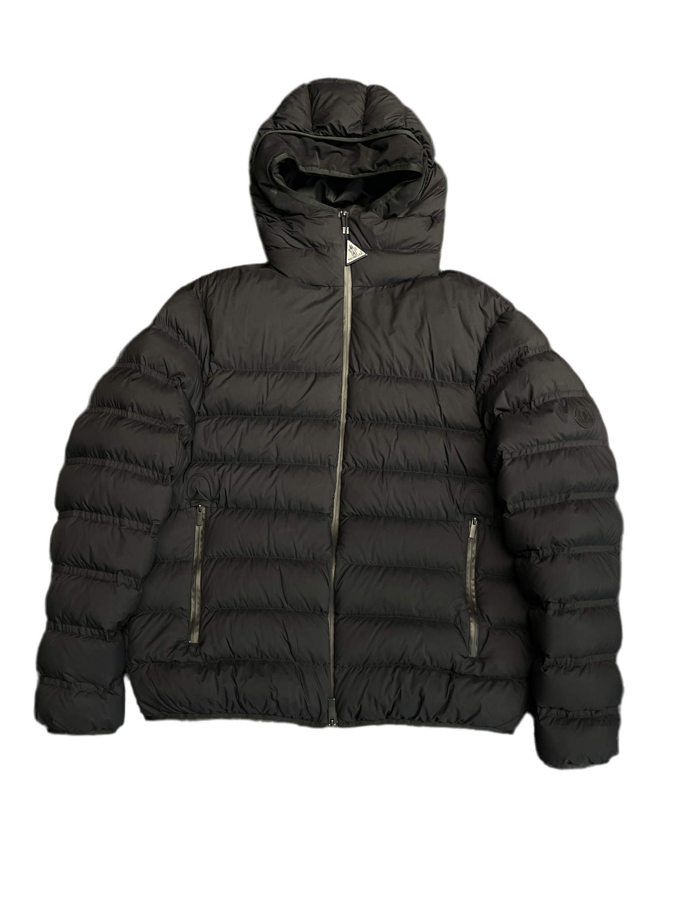 Moncler Hooded Puffer Jacket Black