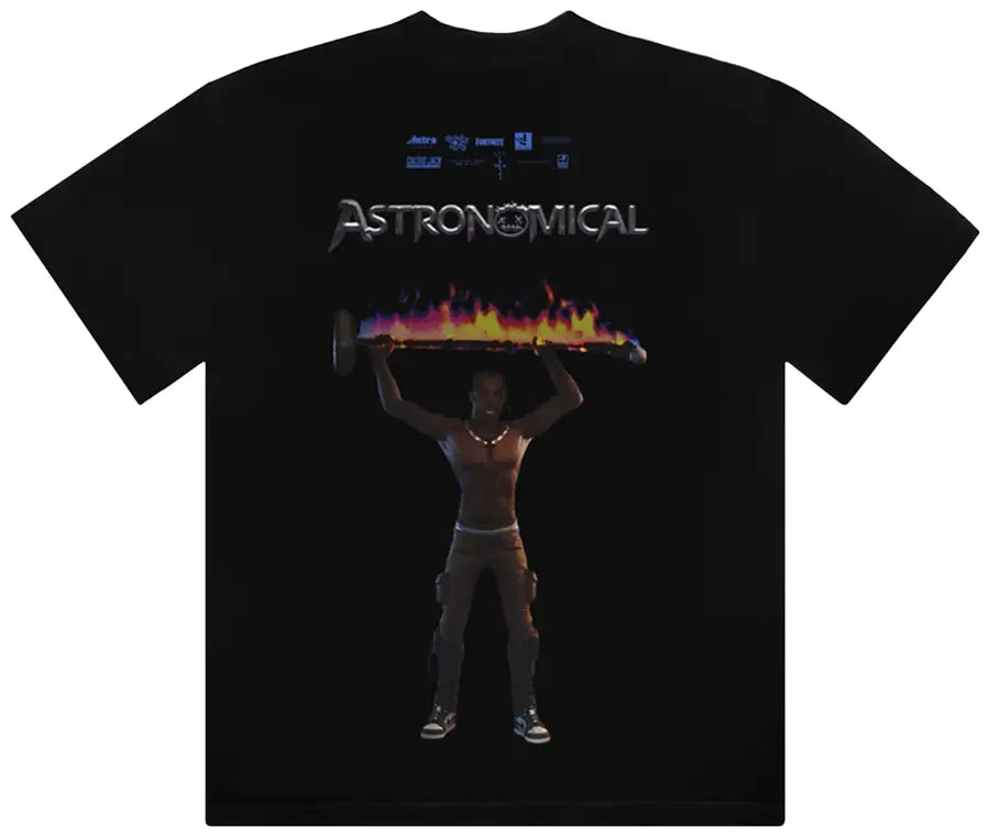 Cactus Jack Travis Scott Astro Rage Tee Black