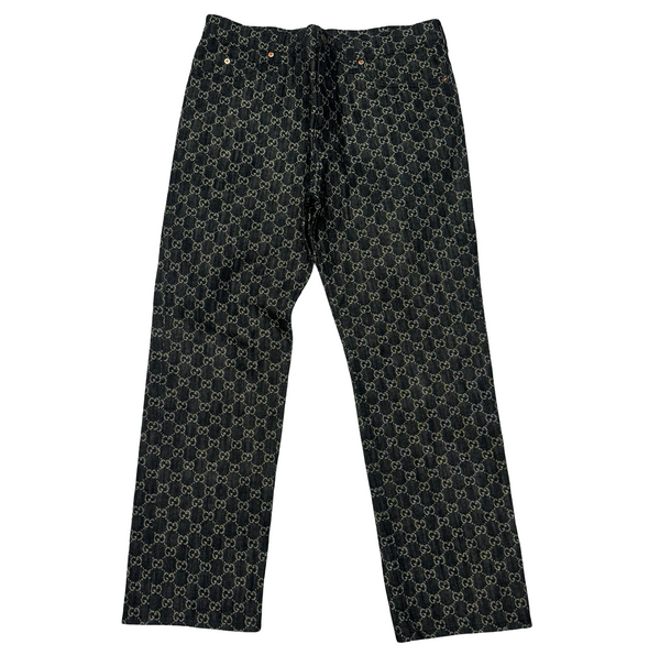 Gucci Washed GG Denim Jeans