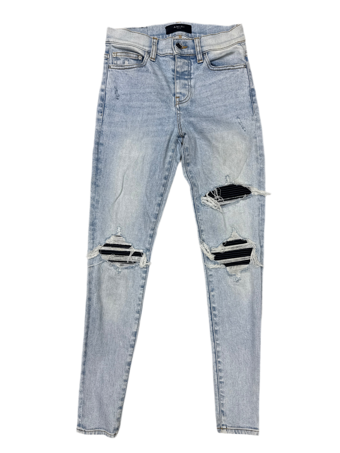 Amiri Black Patch Jeans