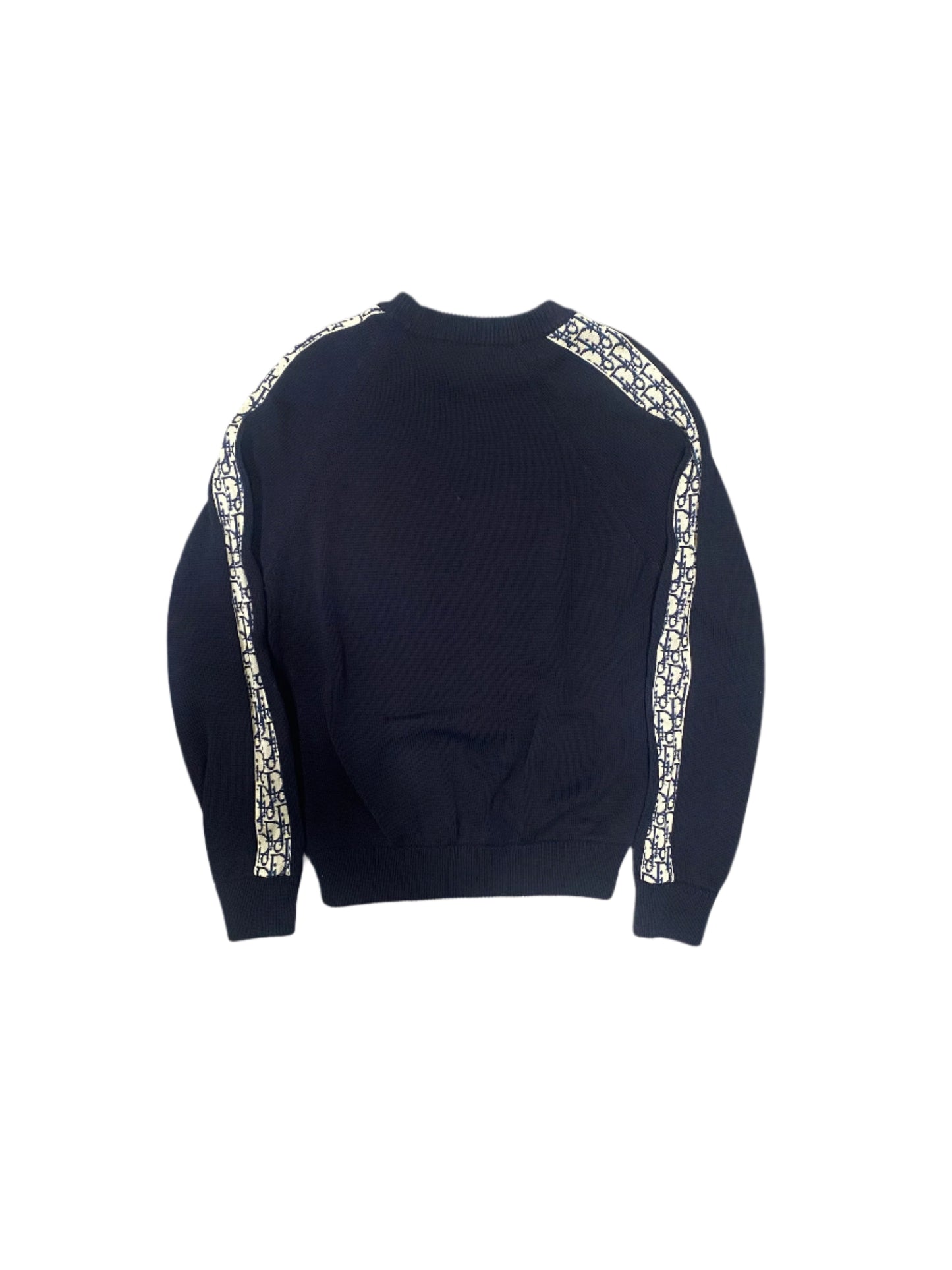 Dior Sweater With Oblique Inserts Black