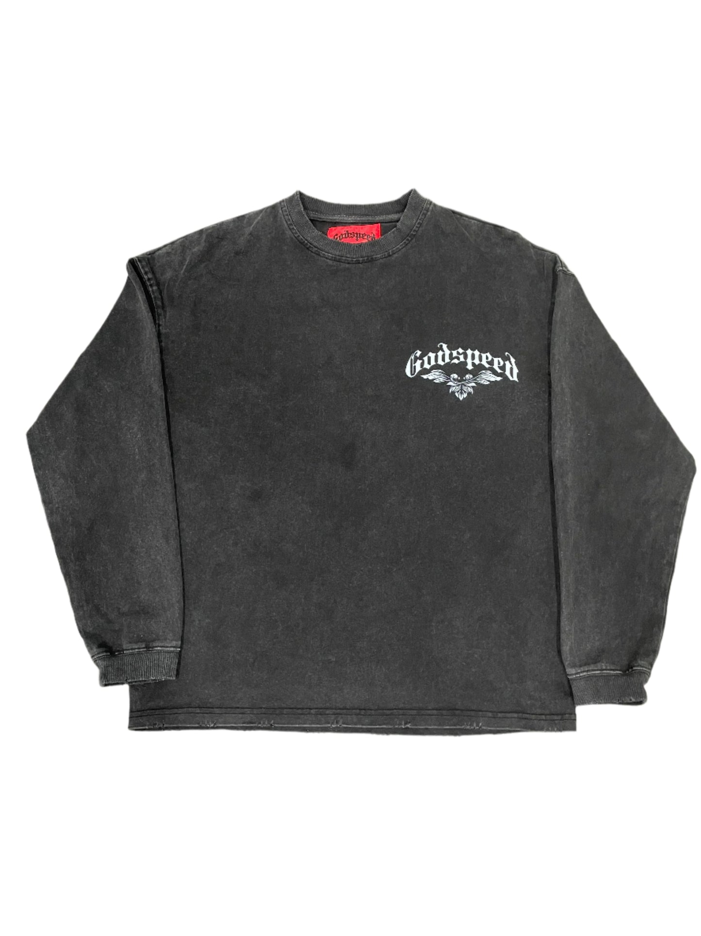 Godspeed Grail LS T-Shirt Grey Wash