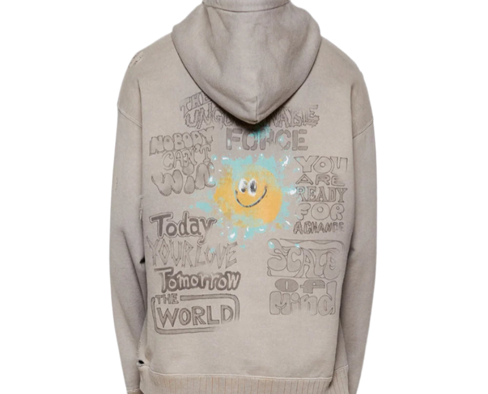Maison Mihara Yasuhiro Vintage Like Hoodie Beige