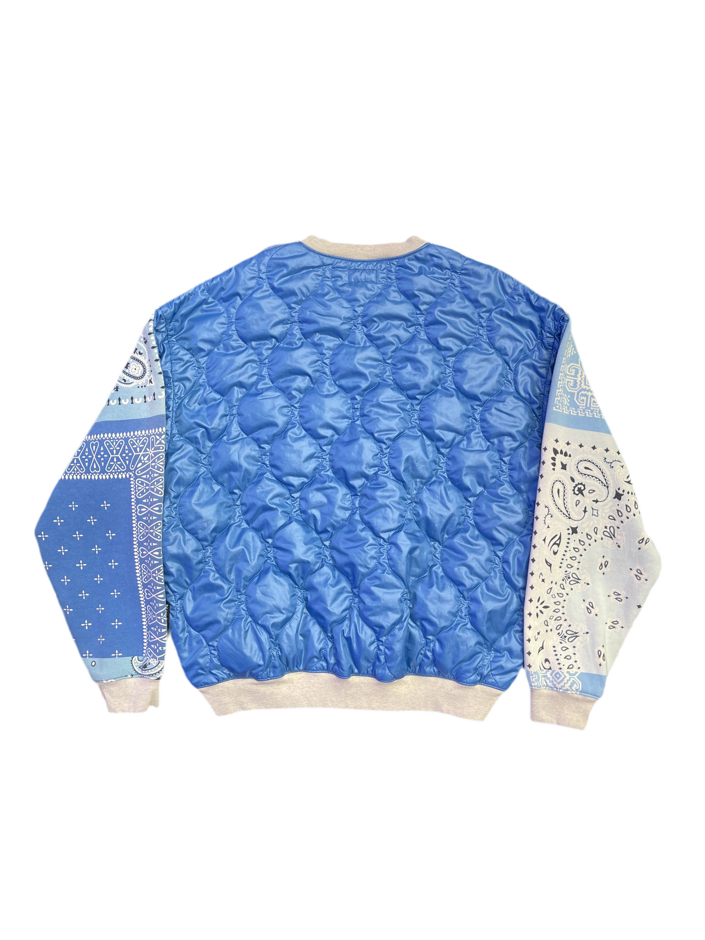 Kapital Bandana Bivouac Sax Crewneck Blue