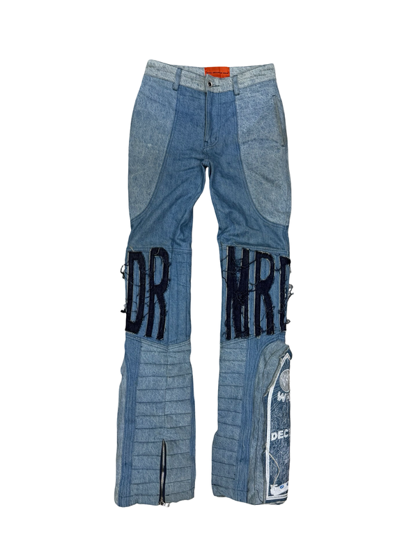 Who Decides War MRDR Moto Denim Jeans Indigo