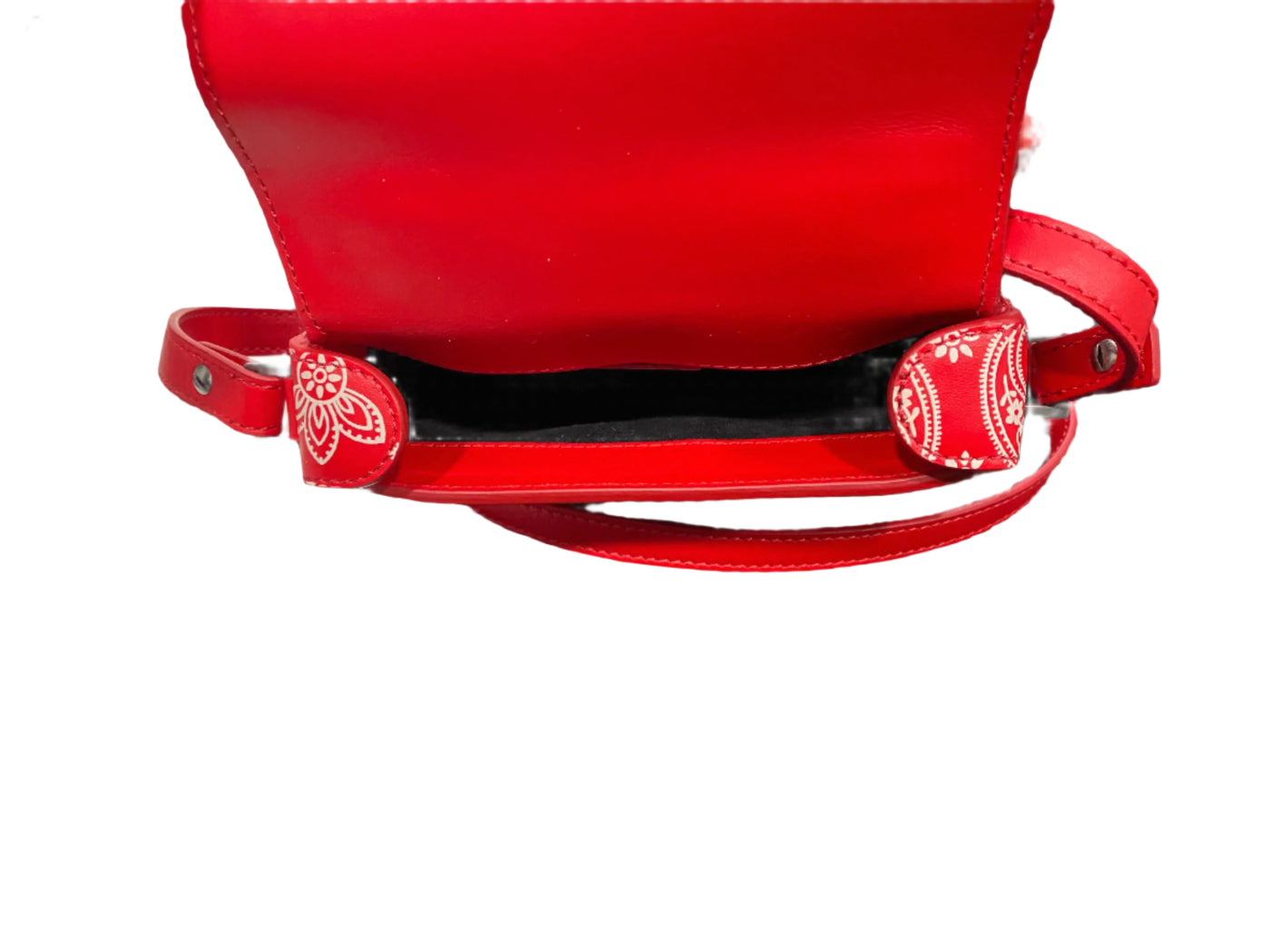 Palm Angels Mini Crash Tote Bag Red