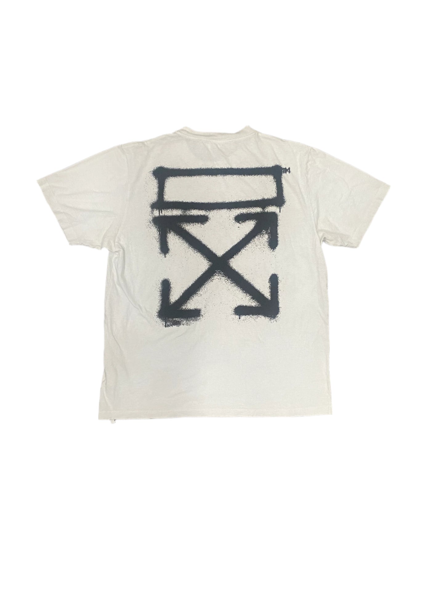 Off-White Spray Marker Slim Tee White Black