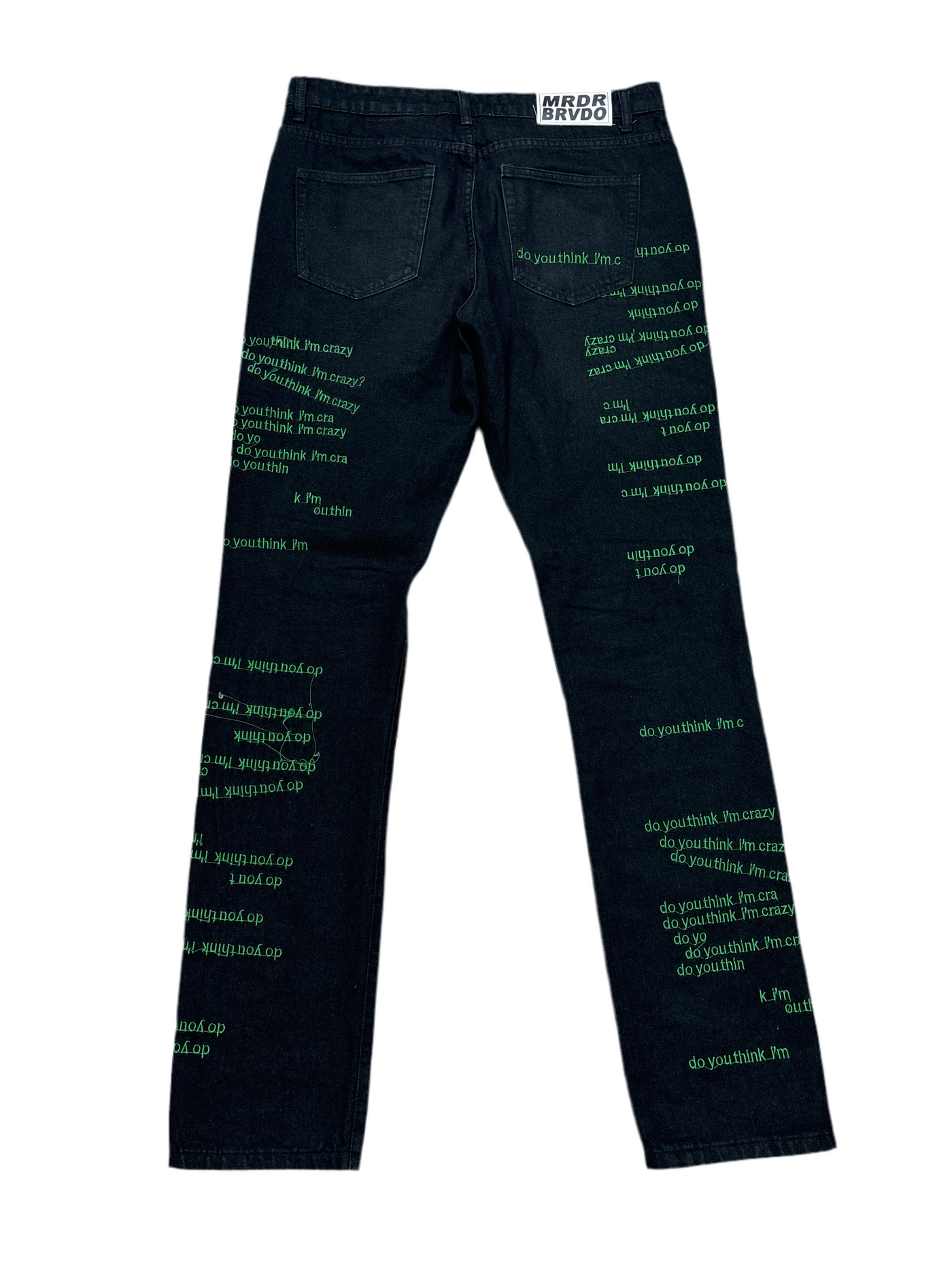 WDW Scripture Denim Jeans