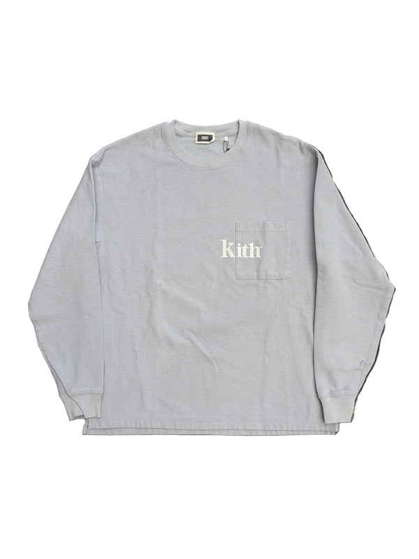 Kith L/S Quinn Pocket Tee Light Indigo