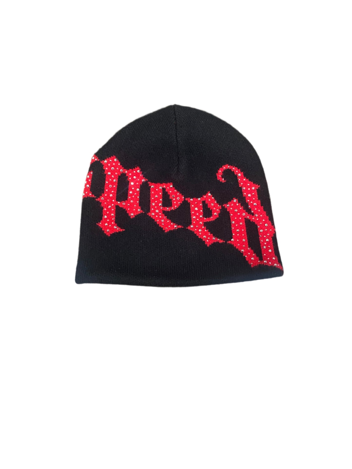 Godspeed OG Logo Studded Beanie Black Red