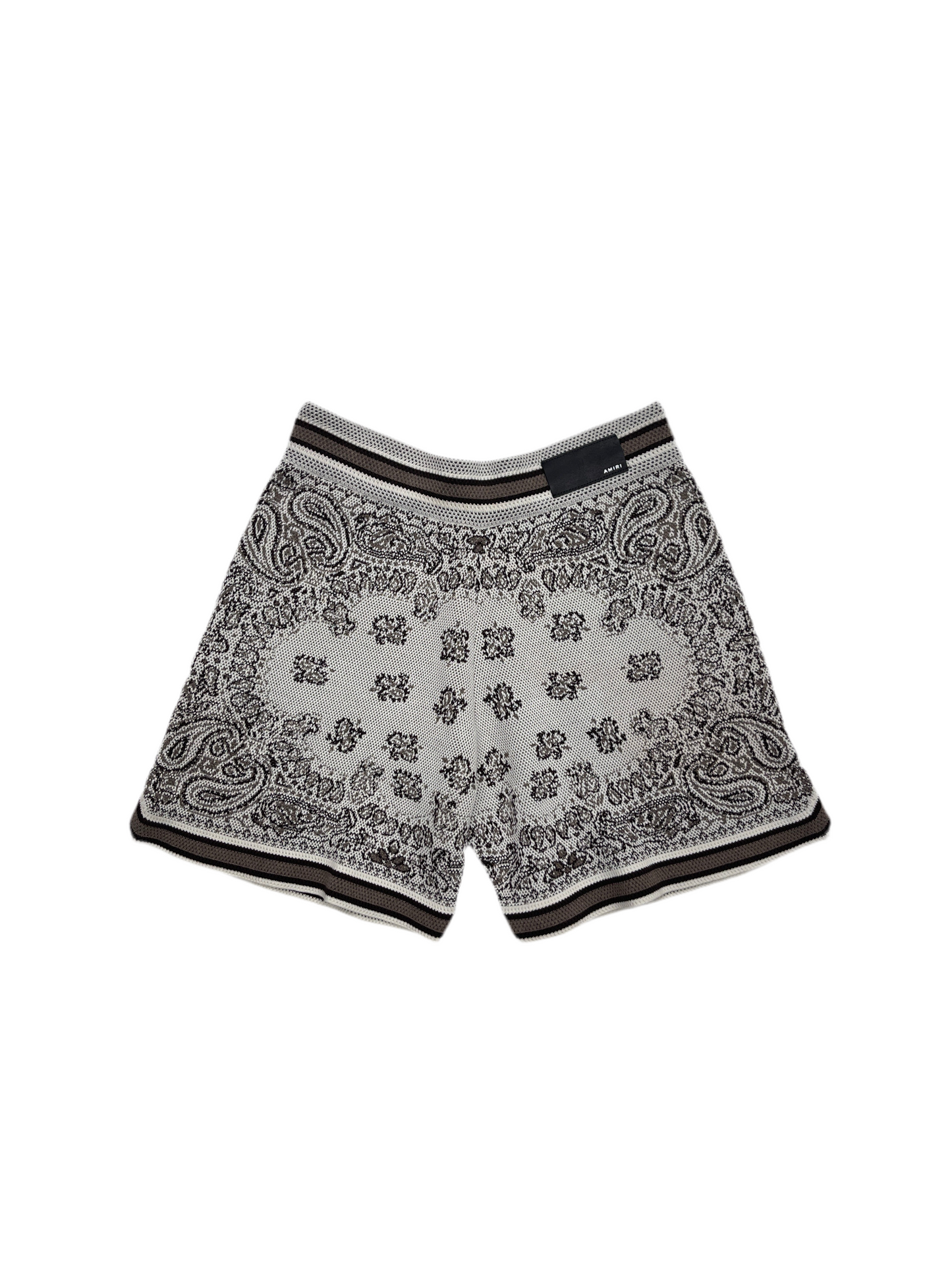 Amiri Bandana B-Ball Shorts Brown White